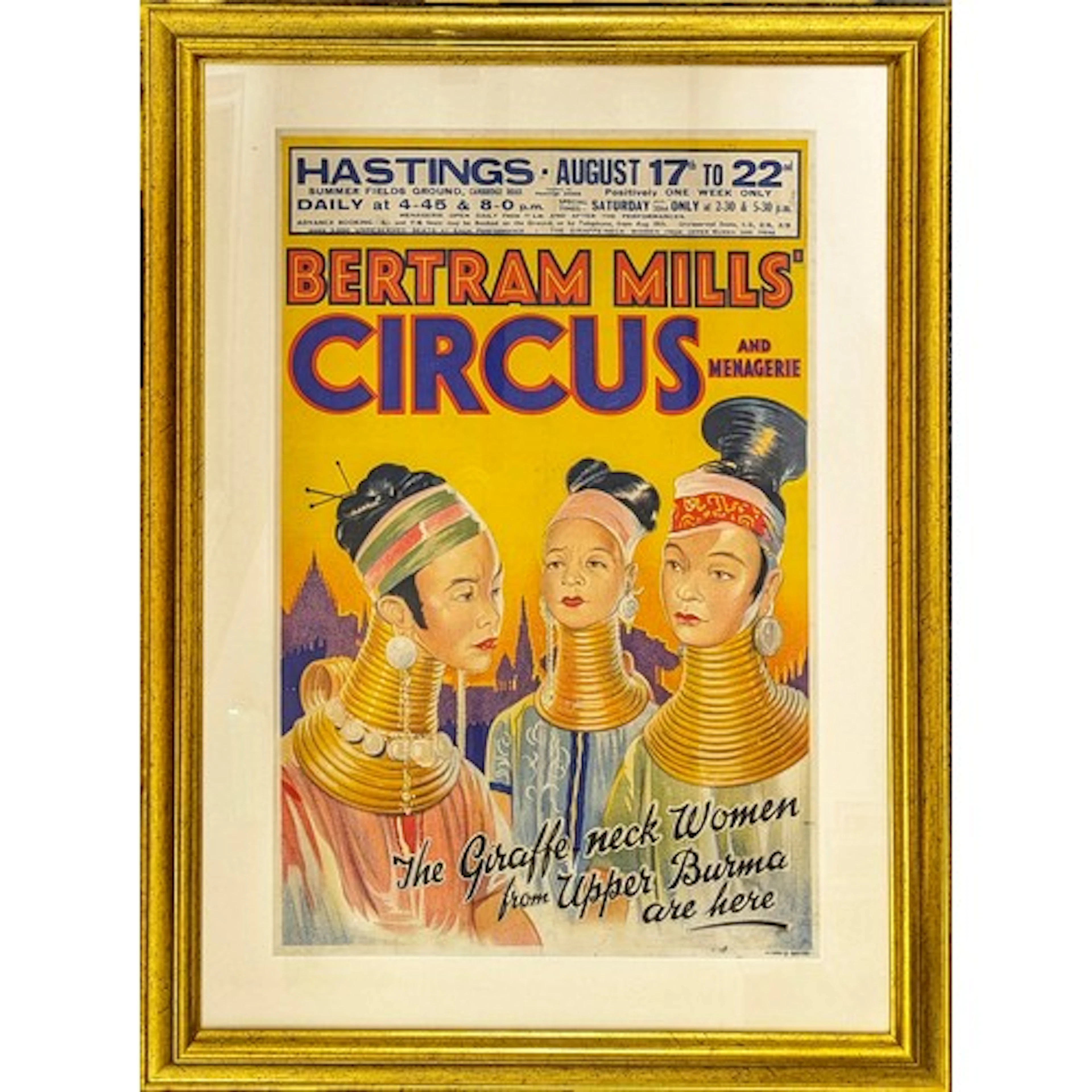 Circus & Fairground - an Art Deco period double crown poster...