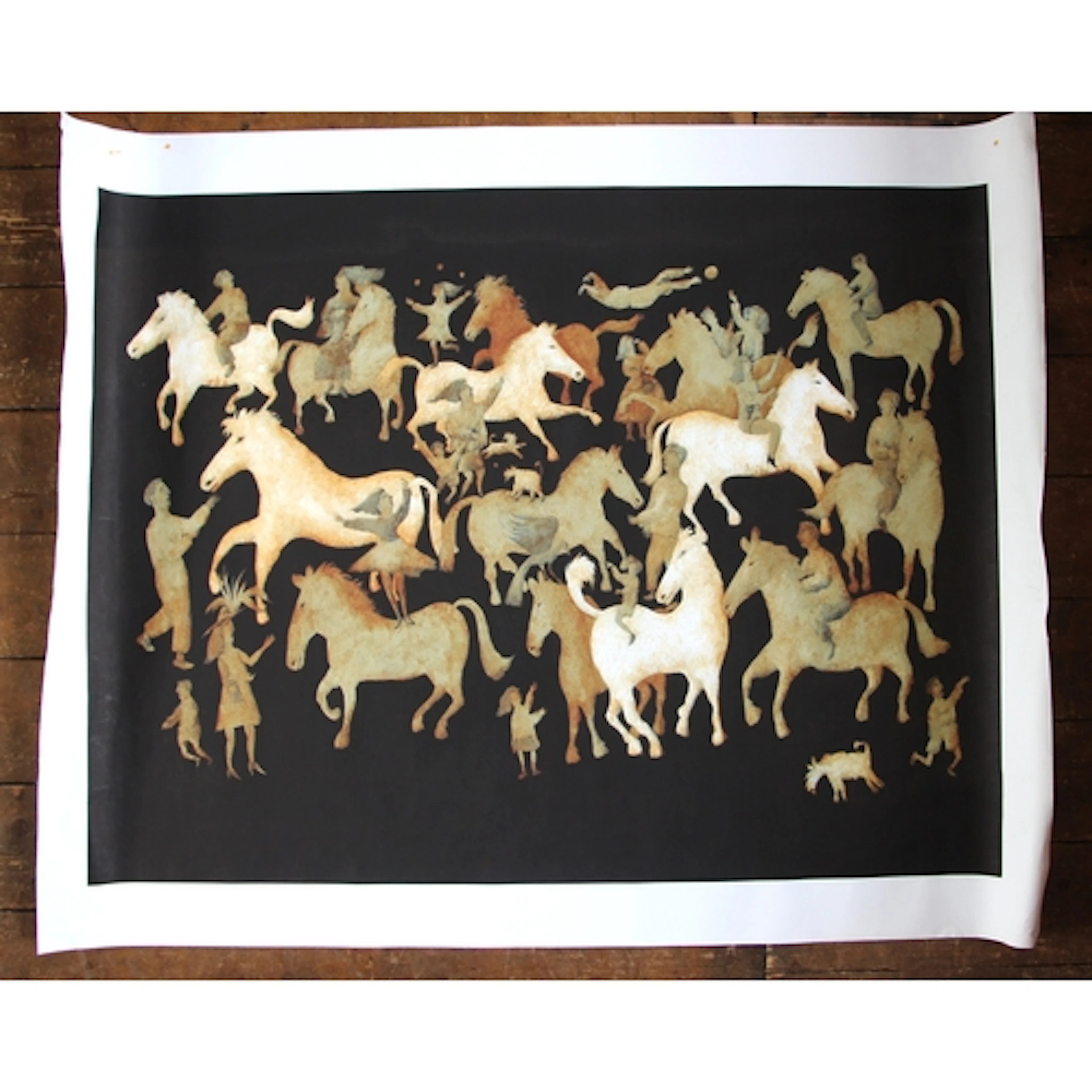 Harry Bilson (Icelandic, contemporary), 'Horse Play', Li...