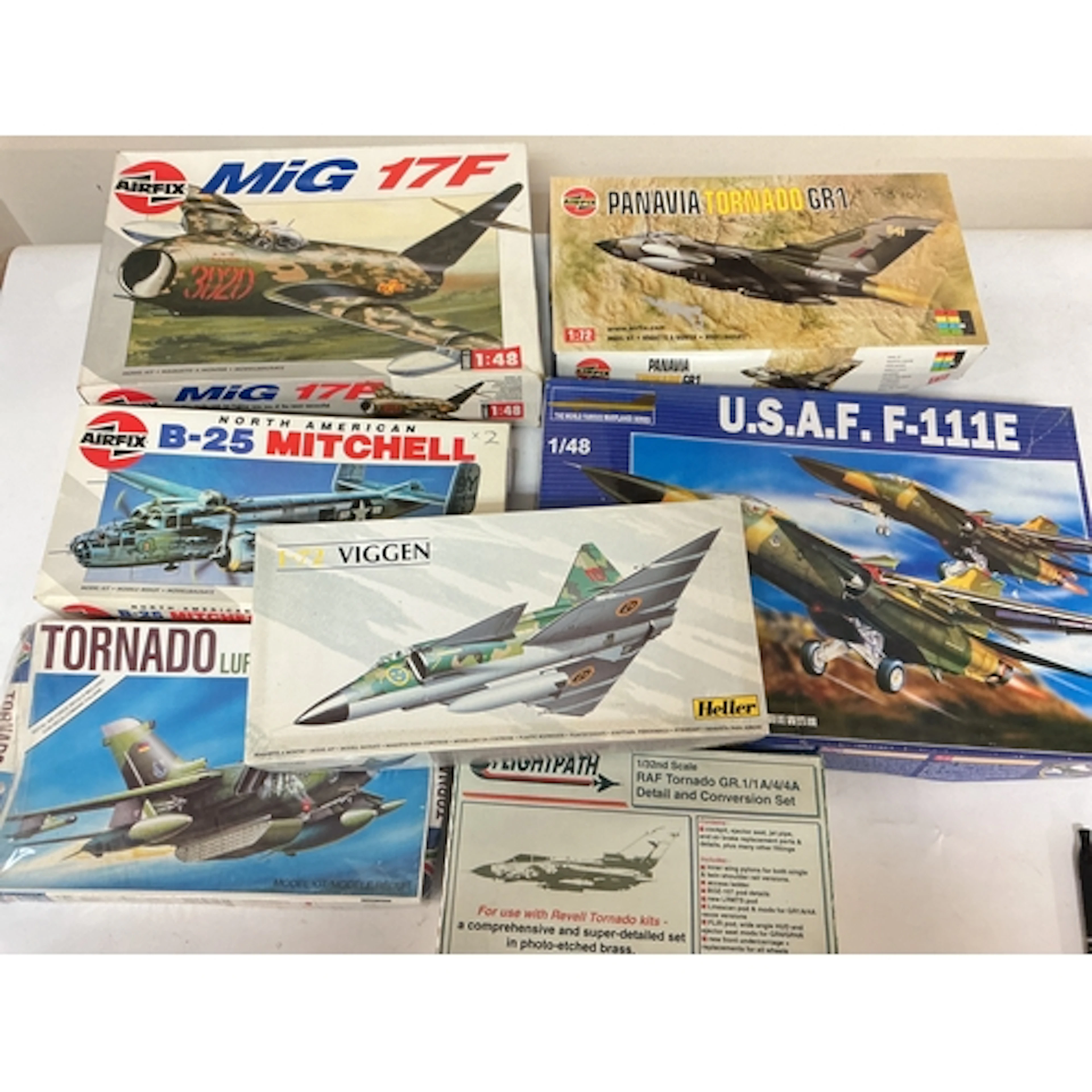 A Collection Of Boxed Plastic Model Kits Including Airfix, I...