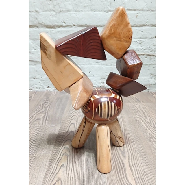 John Southworth Prescott (b1939), untitled, parquetry and ra...