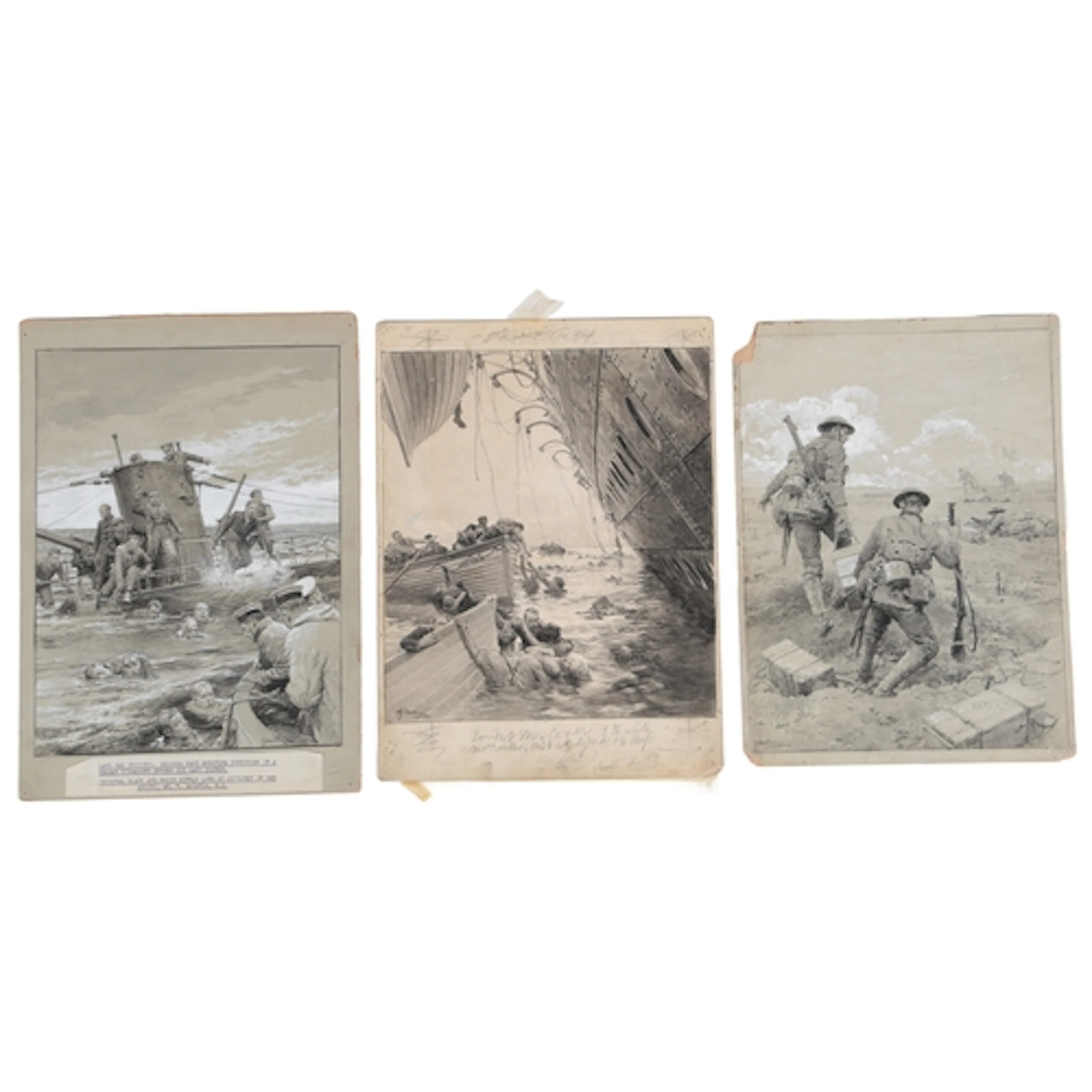 § § Fortunino Matania RI (Italian, 1881-1963) 'British Navy...