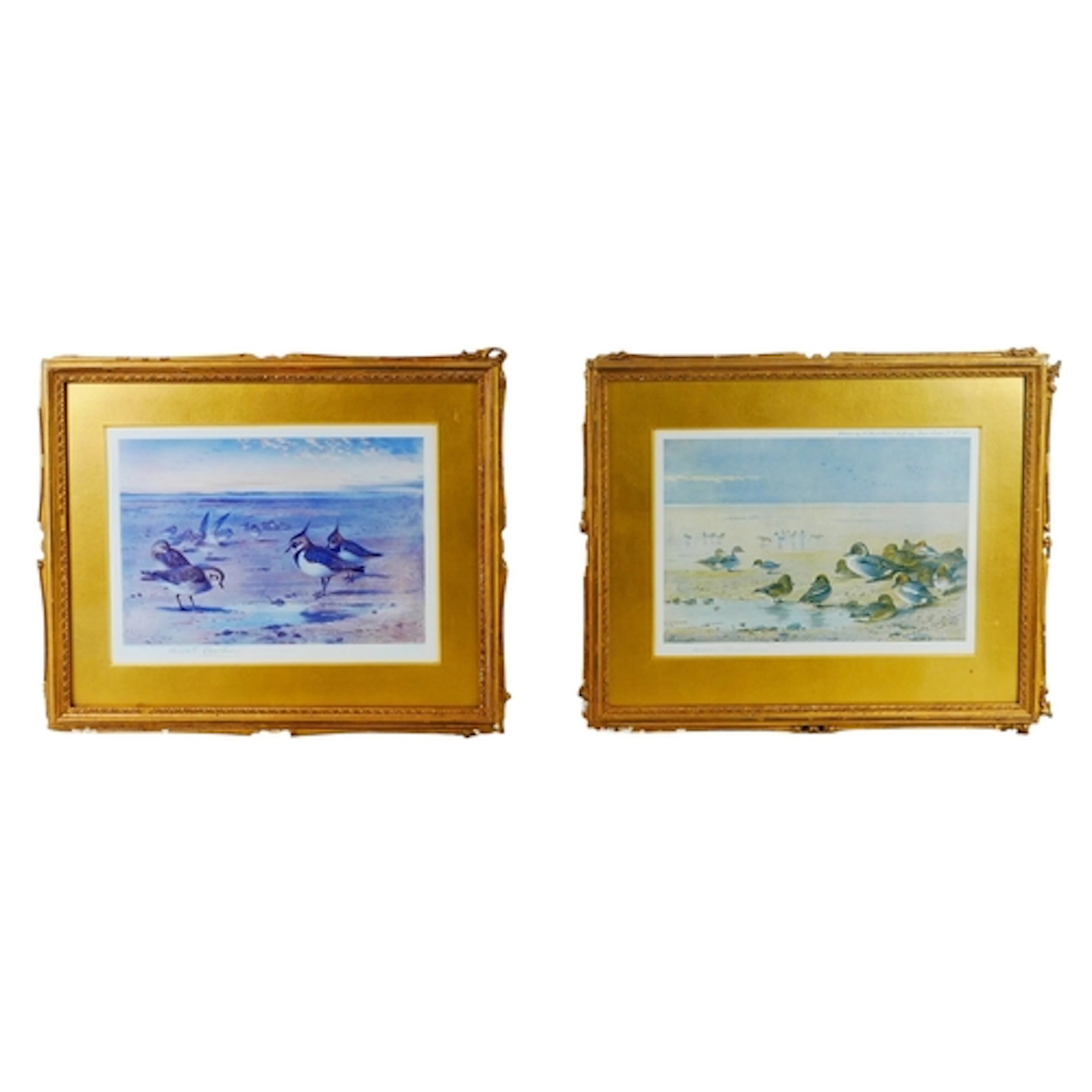 AFTER ARCHIBALD THORBURN (SCOTTISH 1860-1935). TWO SIGNED PR...
