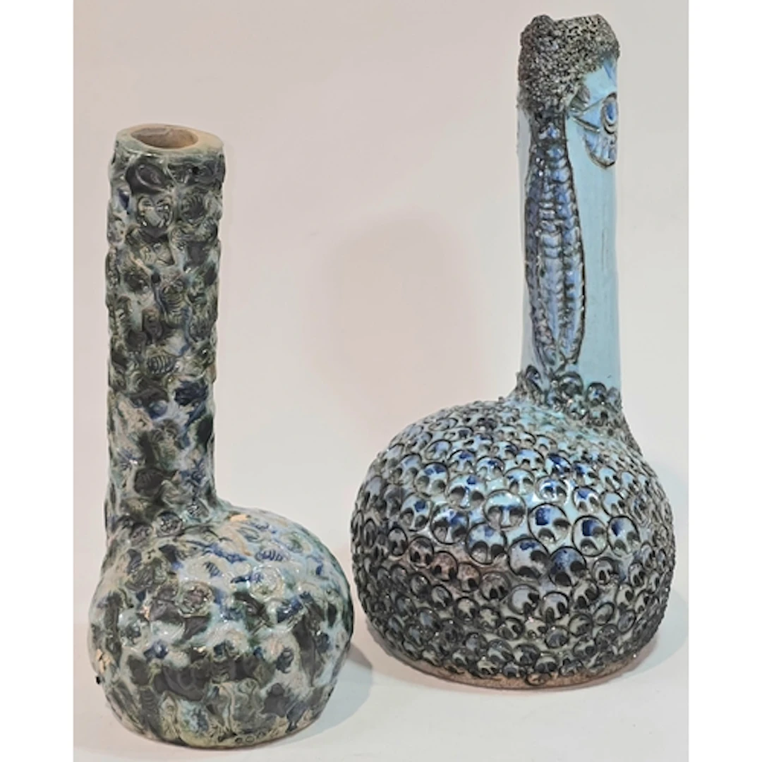 Poole Pottery interest Guy Sydenham Rokko unusual phallic sh...
