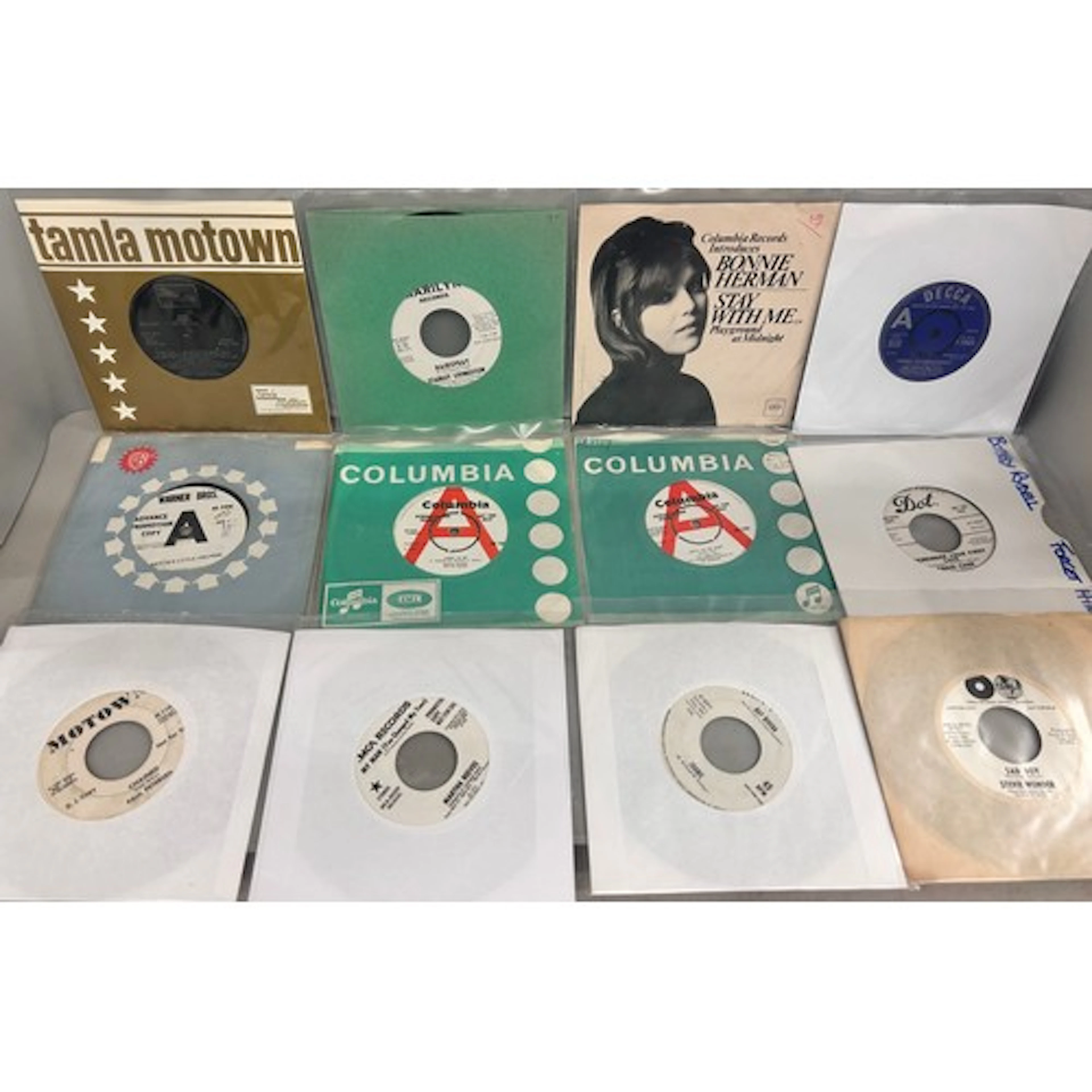Collection of 45rpm demo and dj promotional copy singles to ...