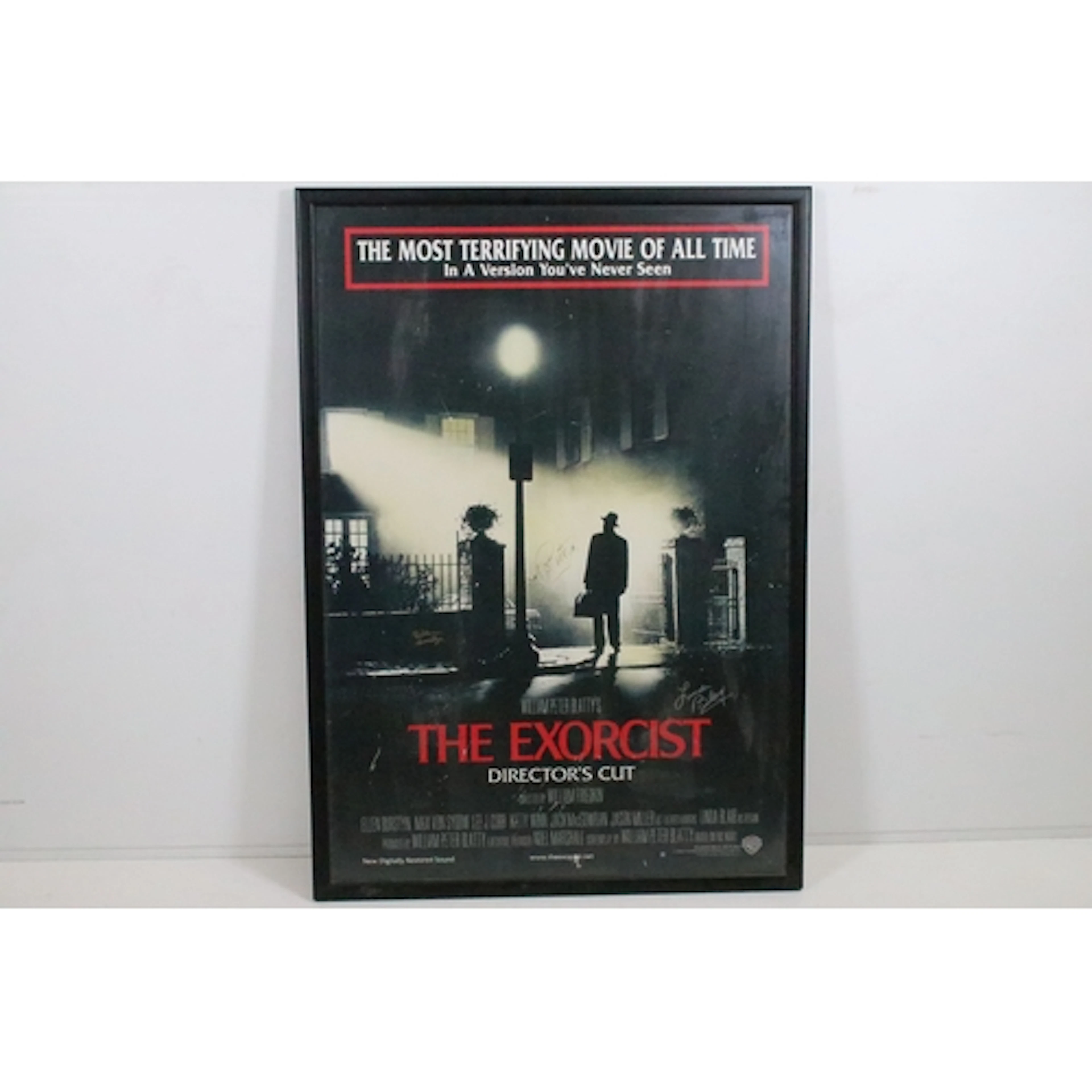 The Exorcist Director's Cut poster, signed, Certificate of A...
