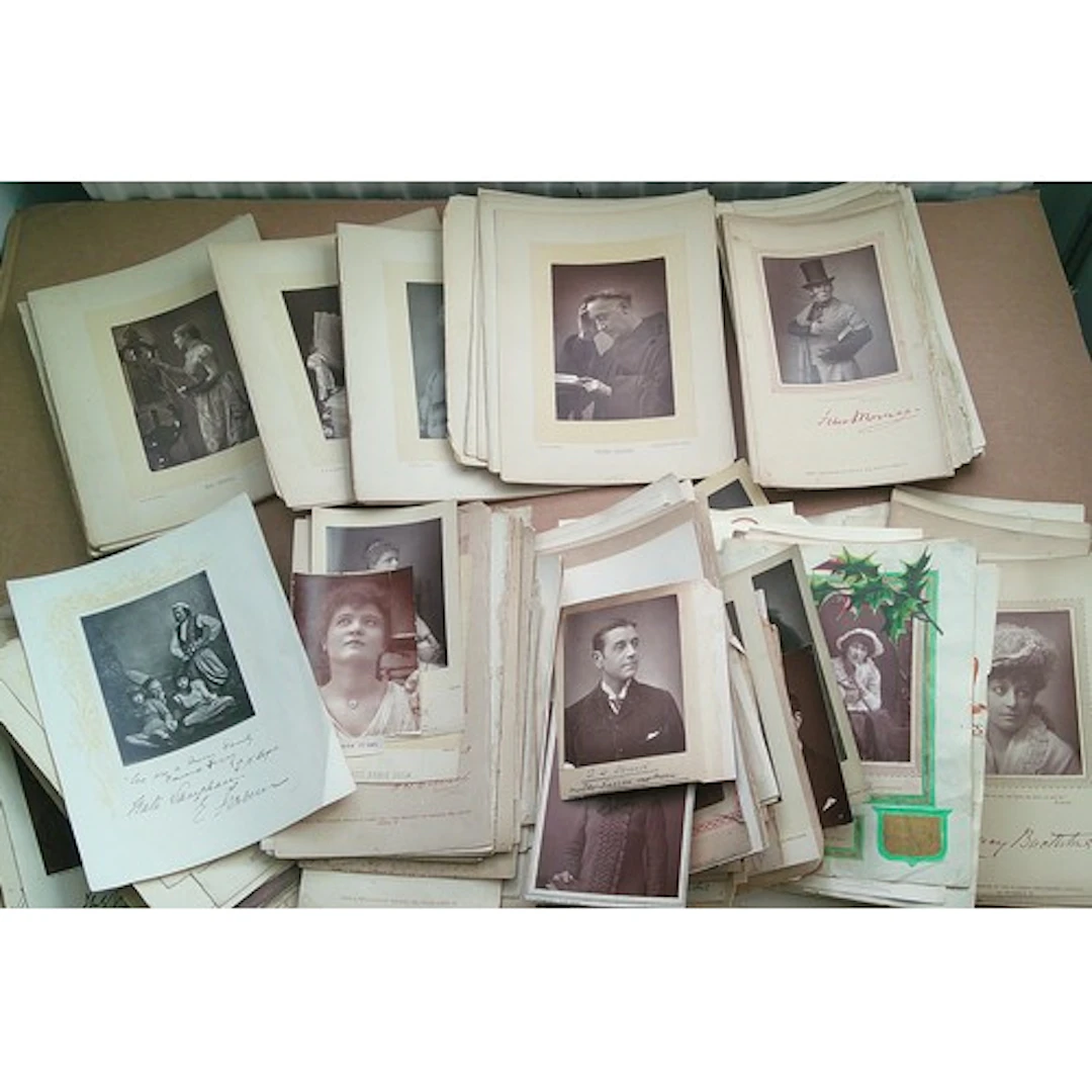 Approx 250 Victorian Woodburytype photographs of an assortme...