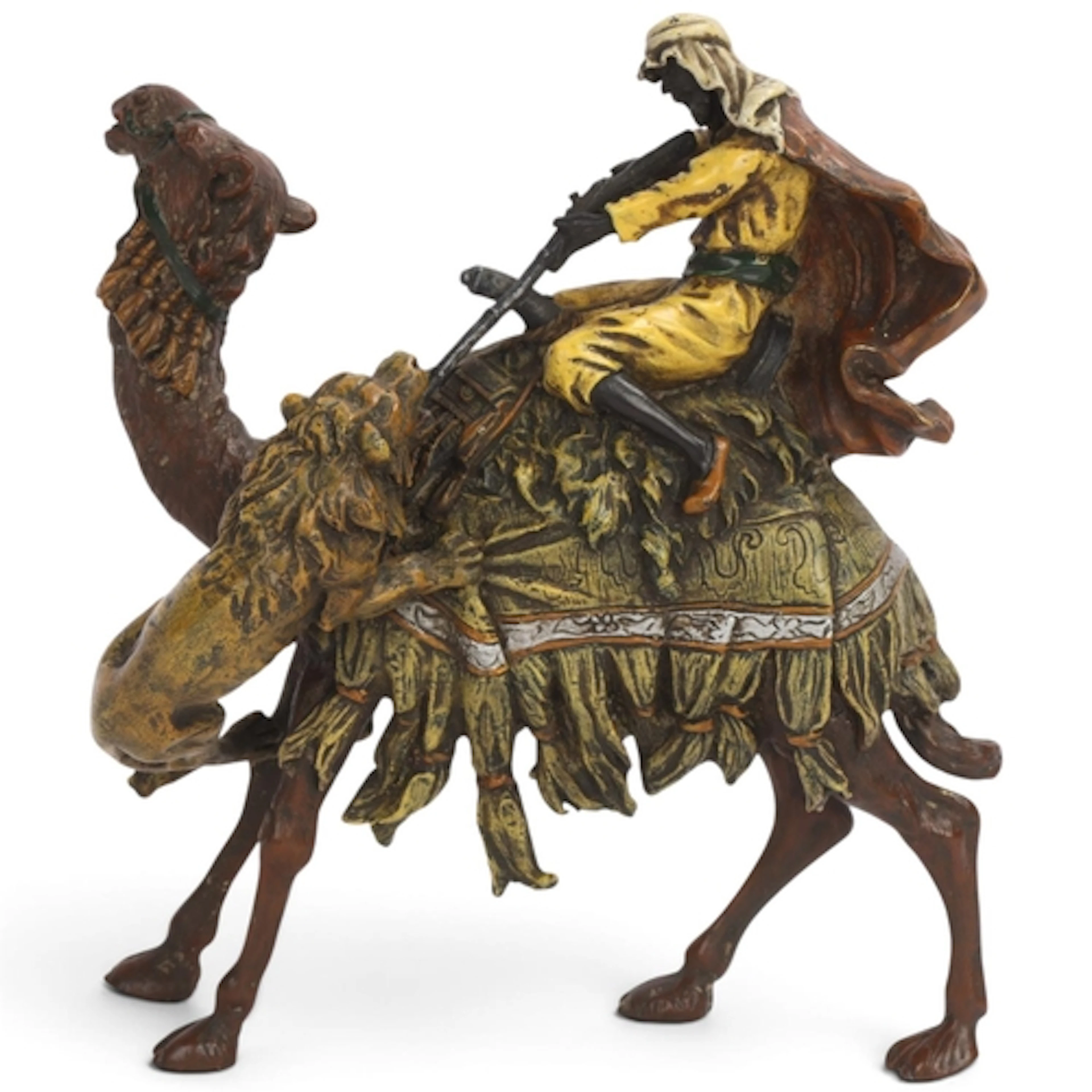 An Austrian cold painted bronze, in the manner of Franz Berg...