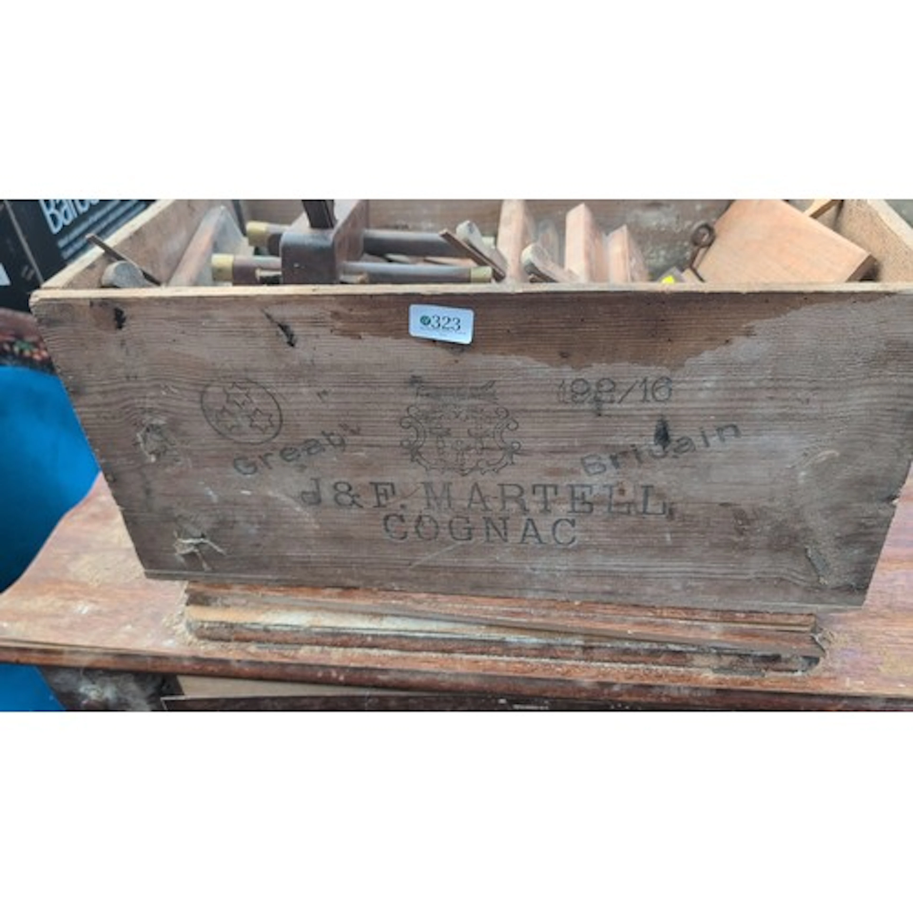 A group of woodworking and workshop tools, including various...