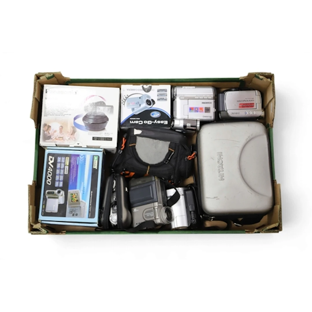 A large collection of Digital Camcorders to include examples...