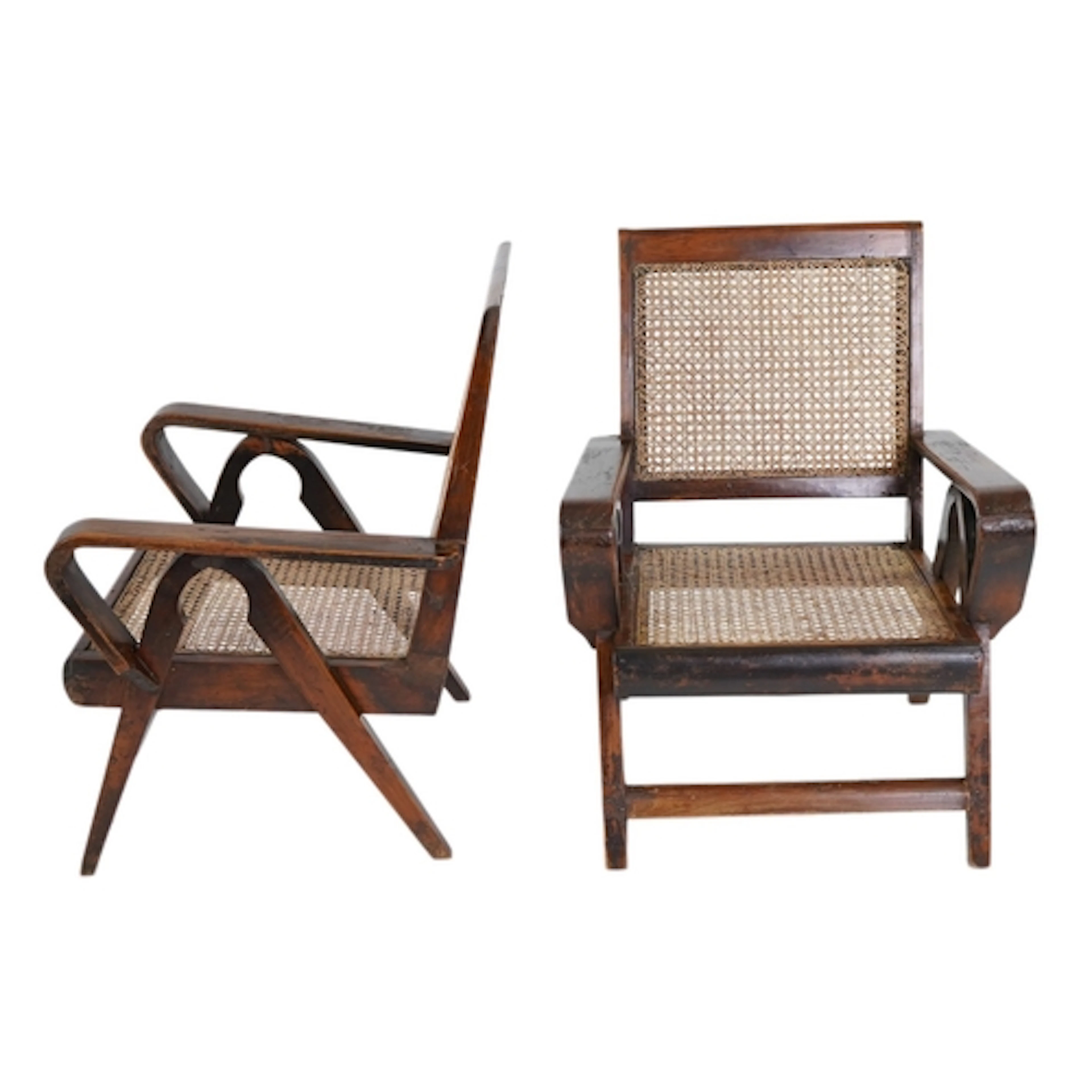 Pierre Jeanneret (Swiss, 1896-1967) for Chandigarh: A pair o...