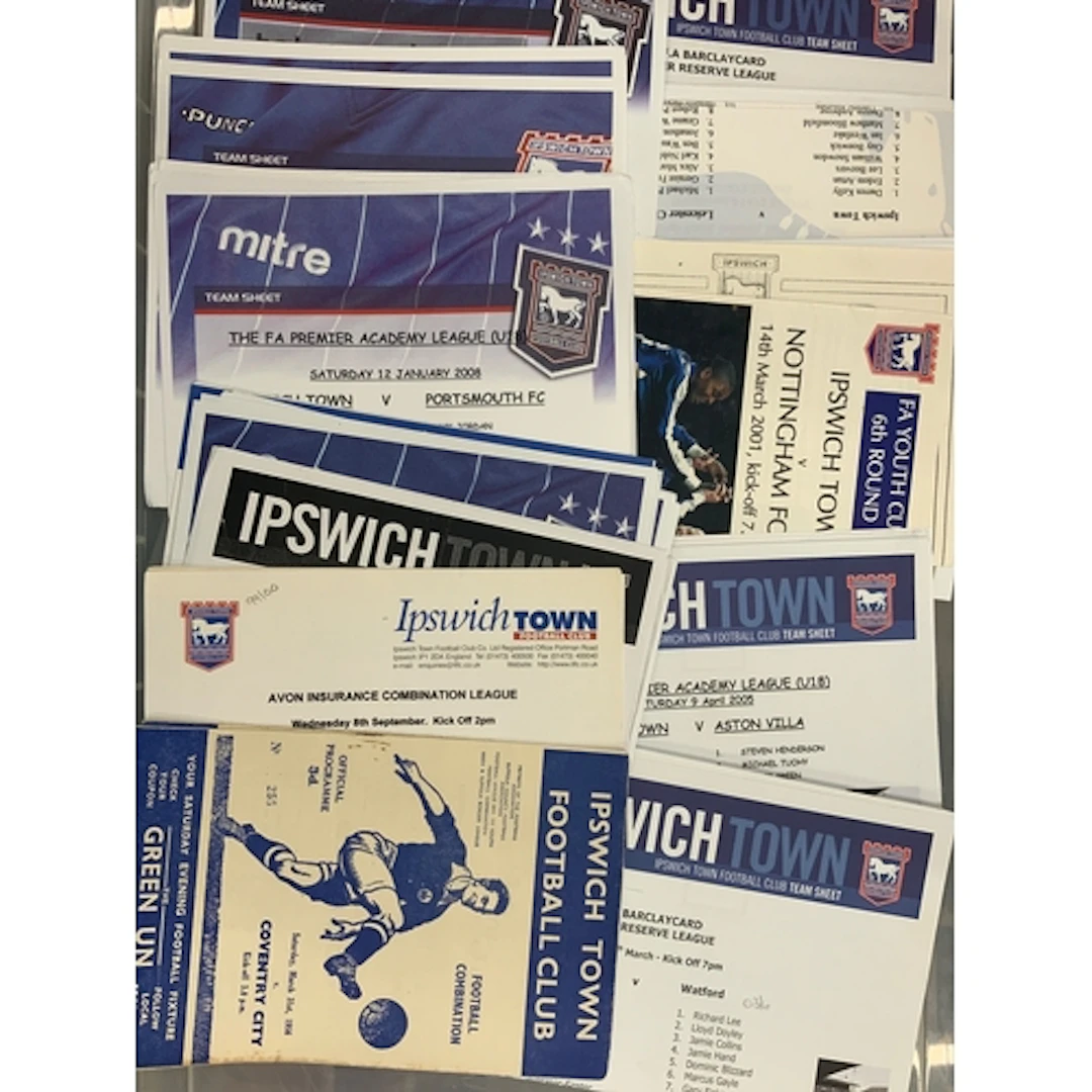 Ipswich Town Home Reserve + Youth Football Programmes: Nearl...
