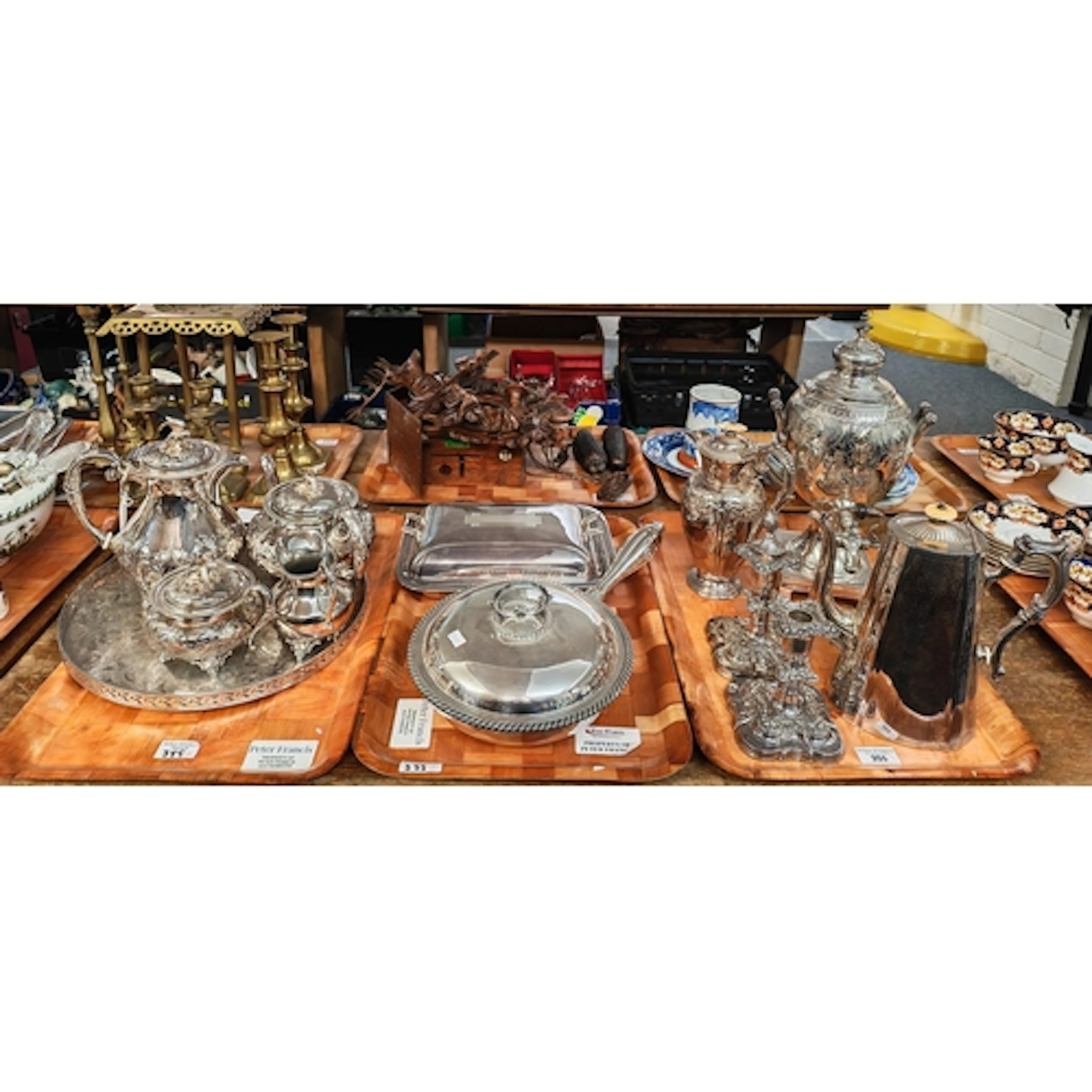 John Turton & Co Ltd, Sheffield four piece electro plated te...
