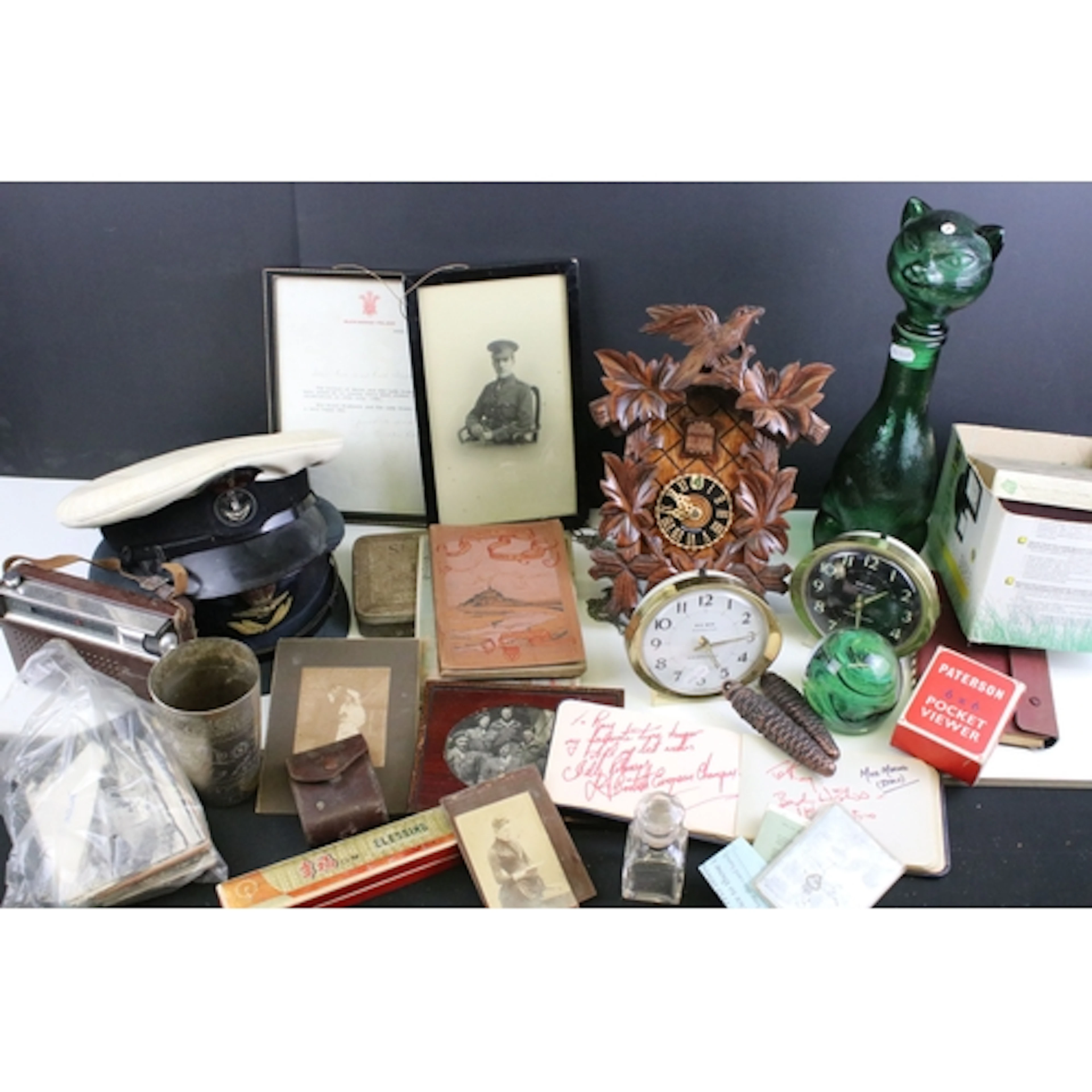 Collection of mixed collectables to include a German cuckoo ...