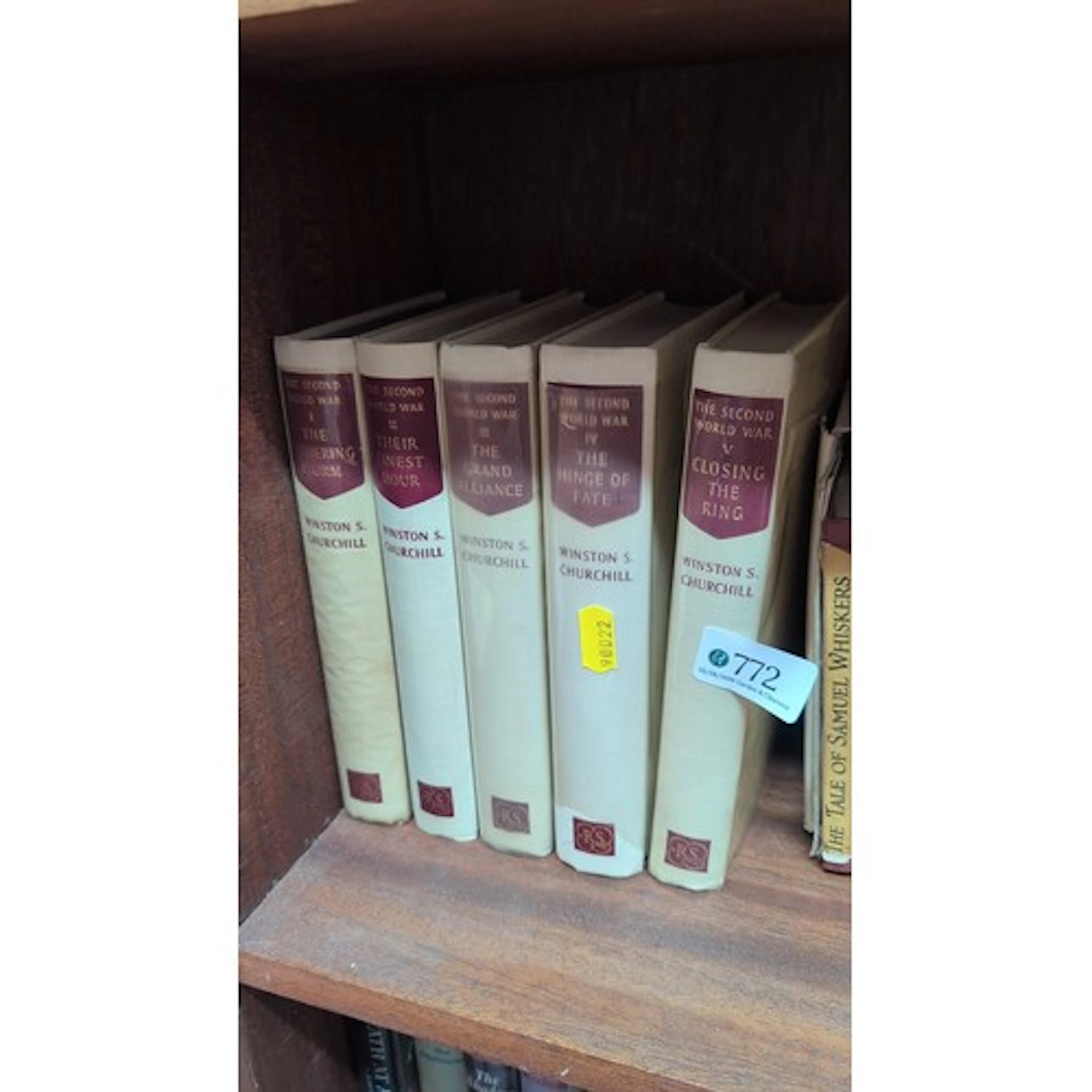 Five Winston S. Churchill, The Second World War—five clothbo...