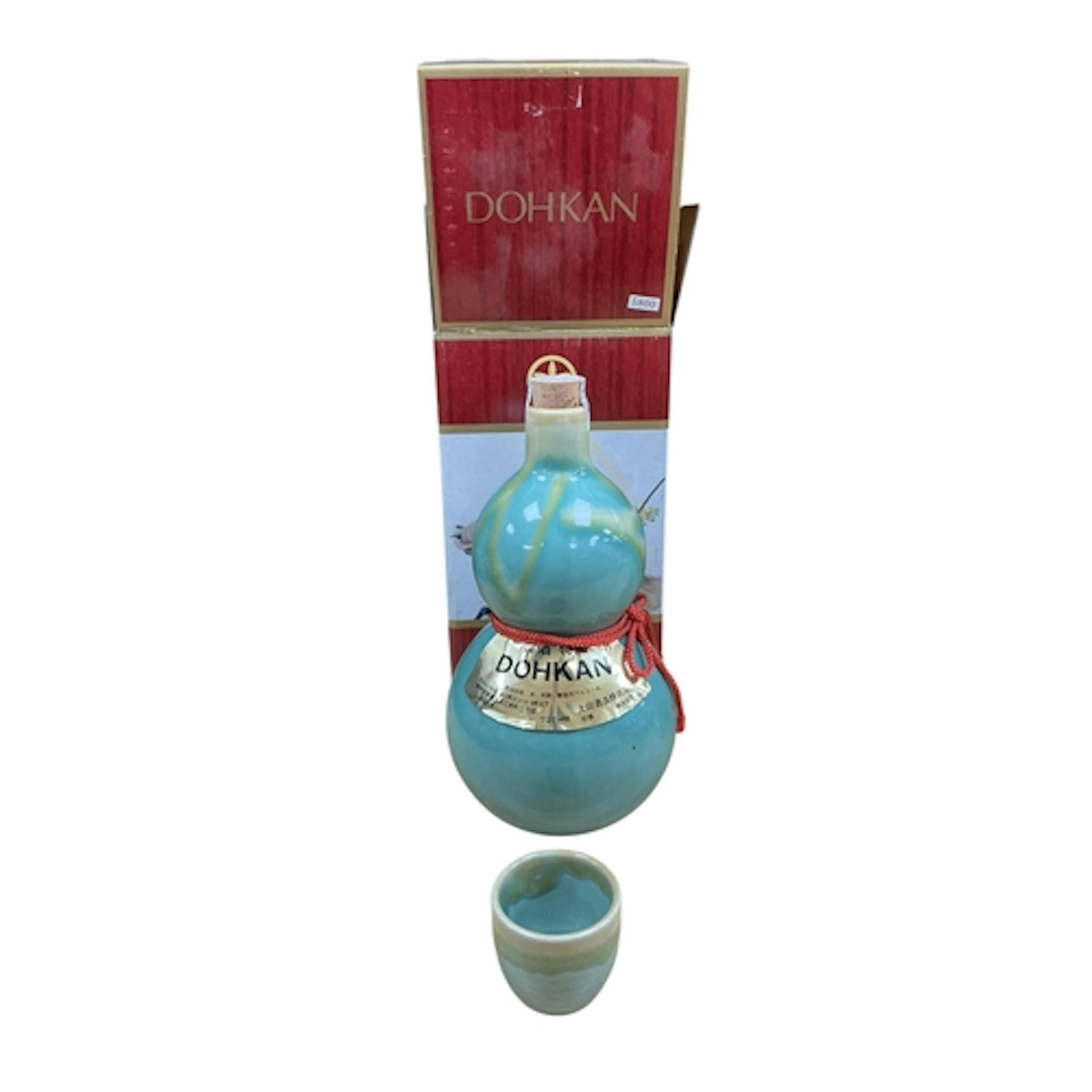1970's Dohkan Japanese's Sake set with box and three bottles...