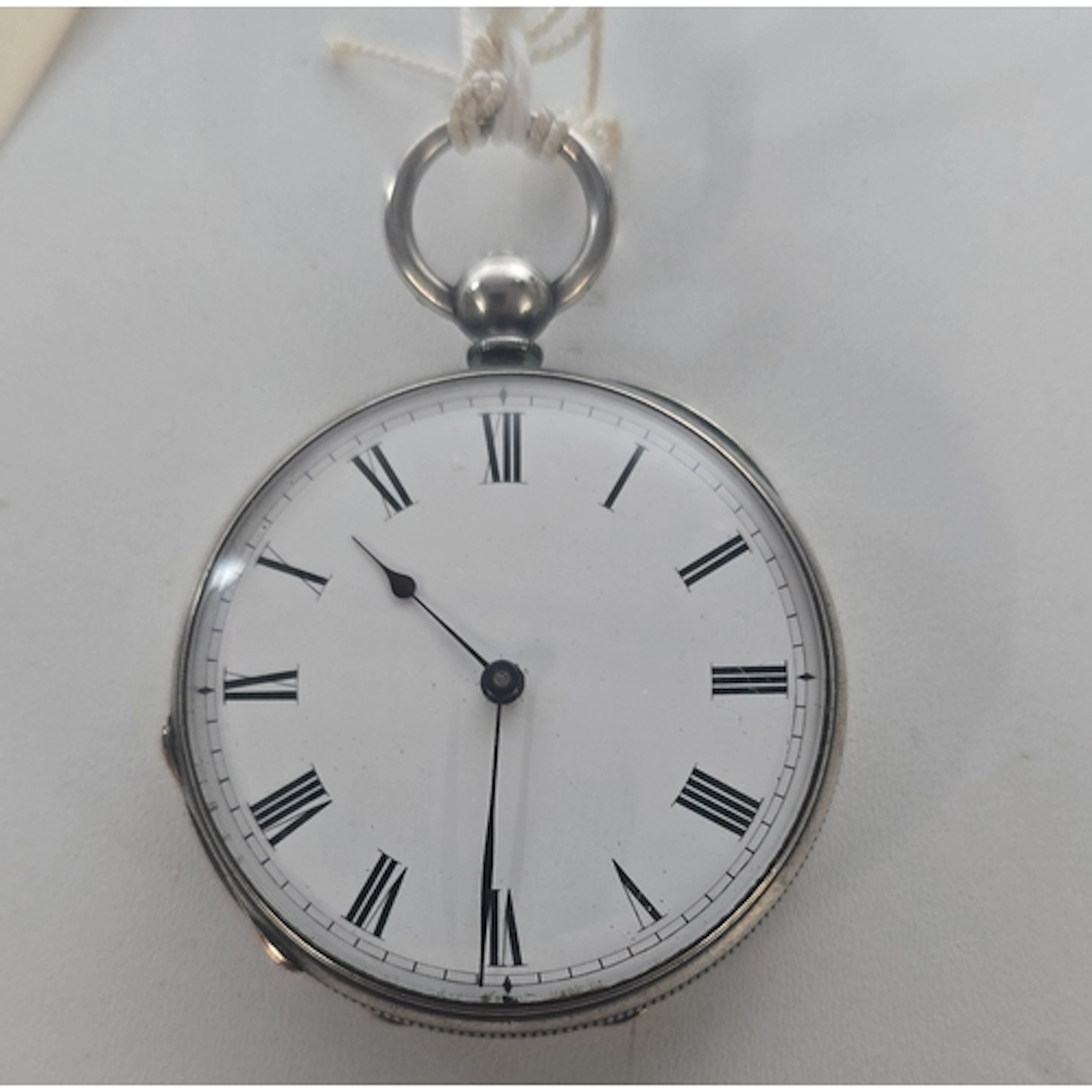 A small Swiss "unmarked silver"(?) key-wind and key-set pock...