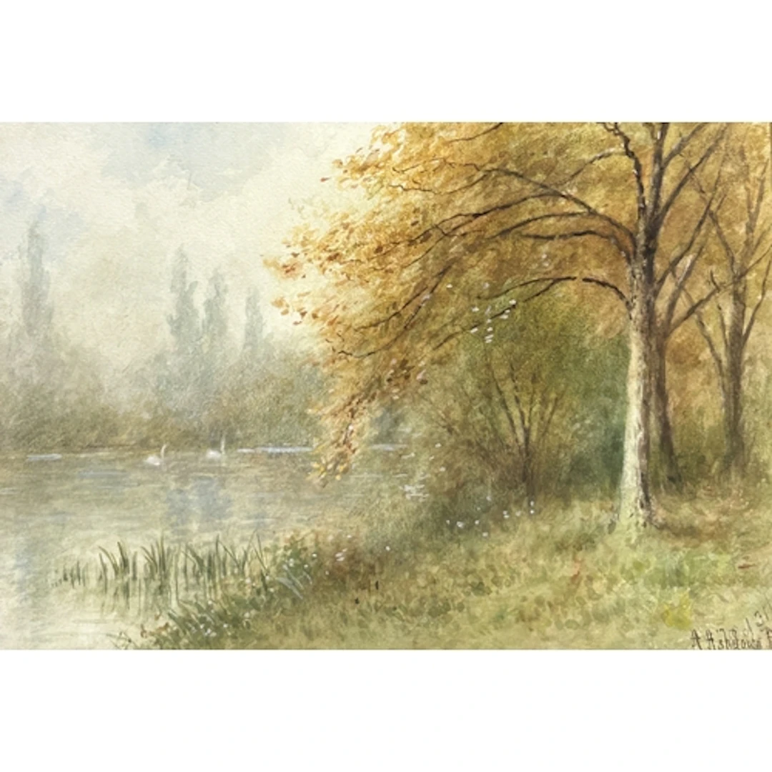 ALFRED ASHDOWN BOX (BRITISH, 1879-1910): 'NEAR ARLEY, WORCES...