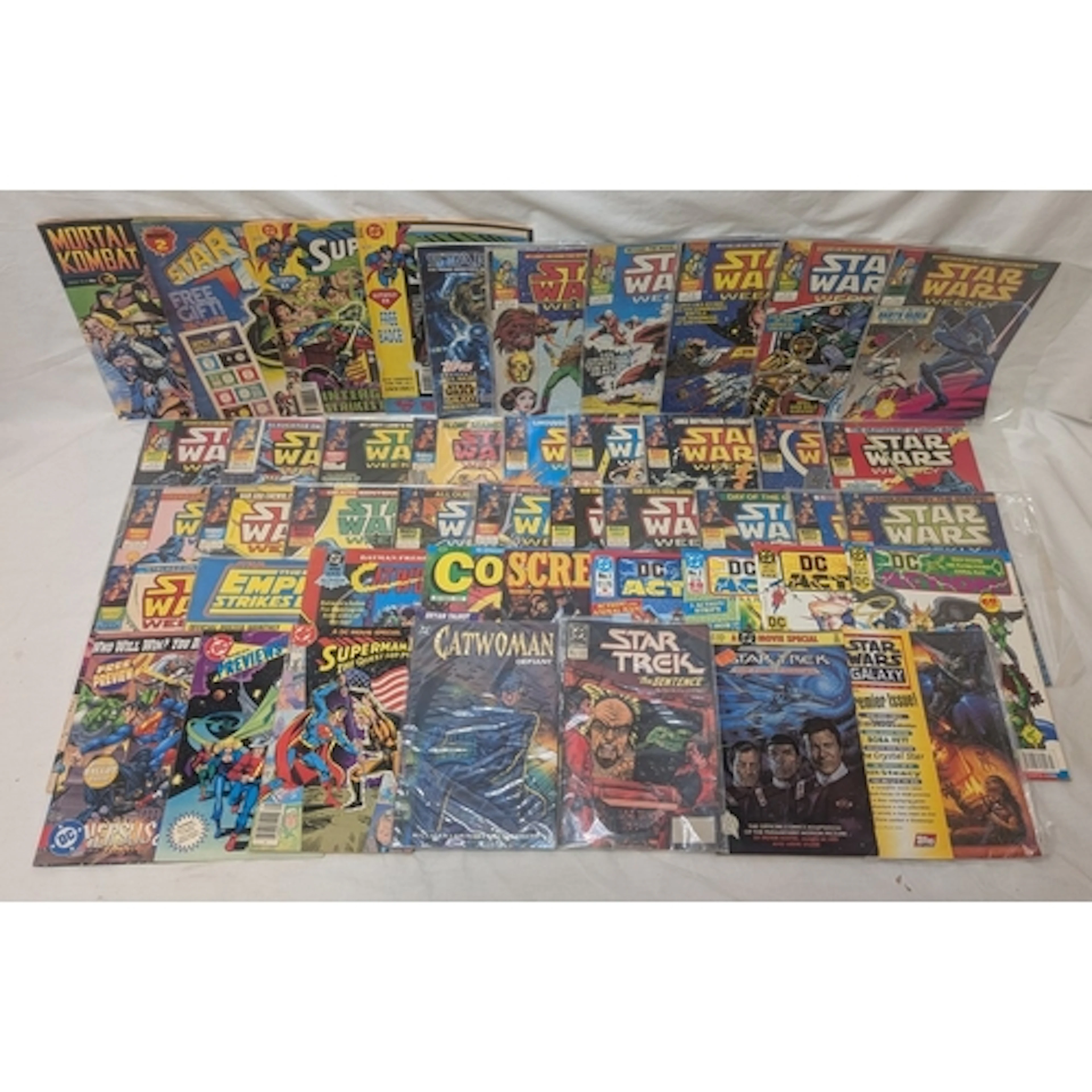 Mixed superhero comics, graphic albums, booklets from 70s, 8...