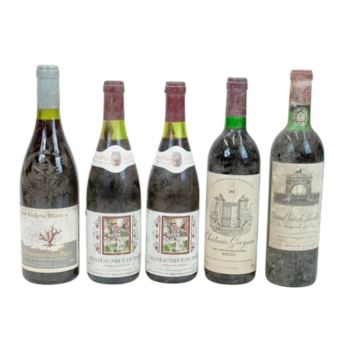 French vintage wine. A 75cl bottle of Grand Vin de Leoville ...