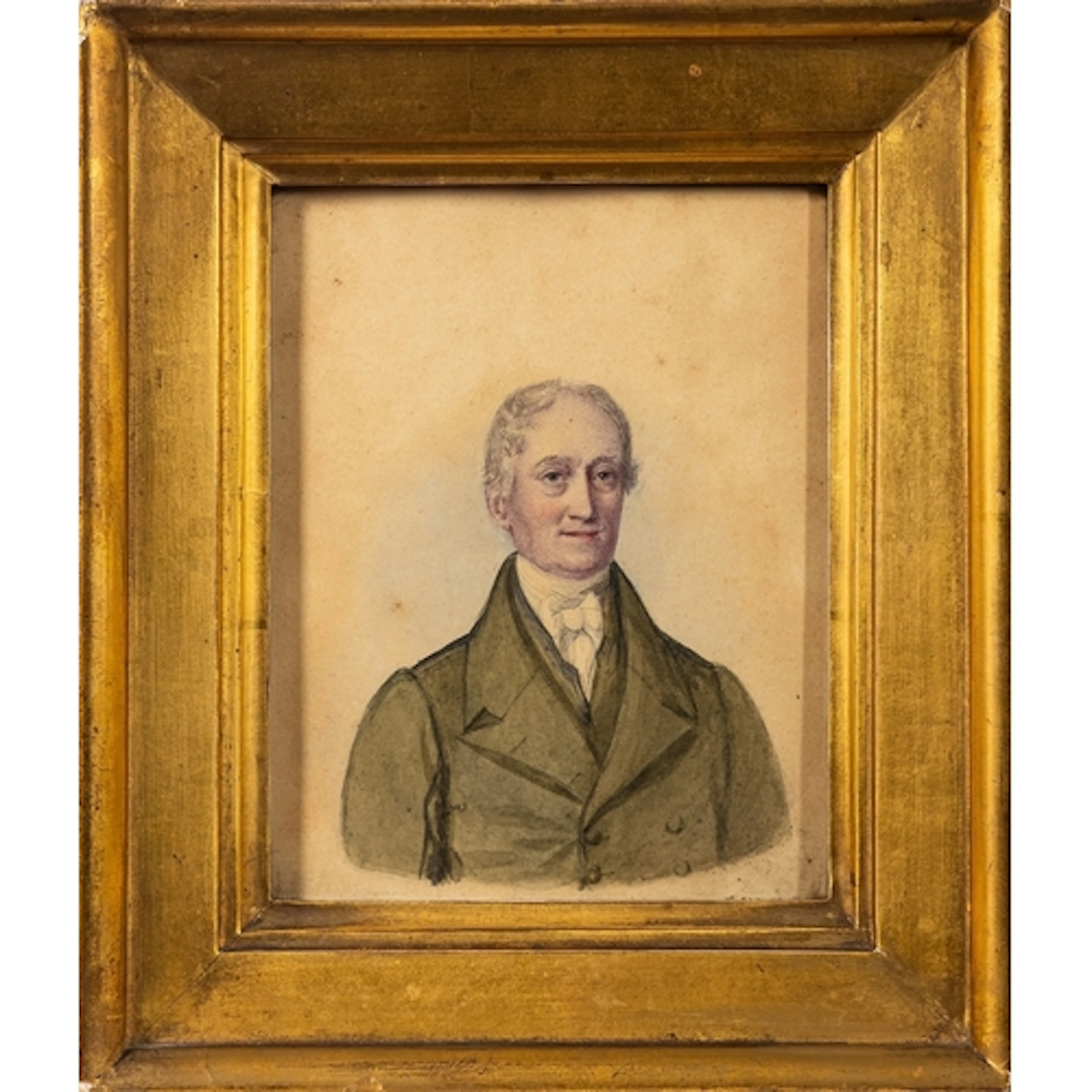 Pair of Regency / early 19th Century portraits - A portrait...