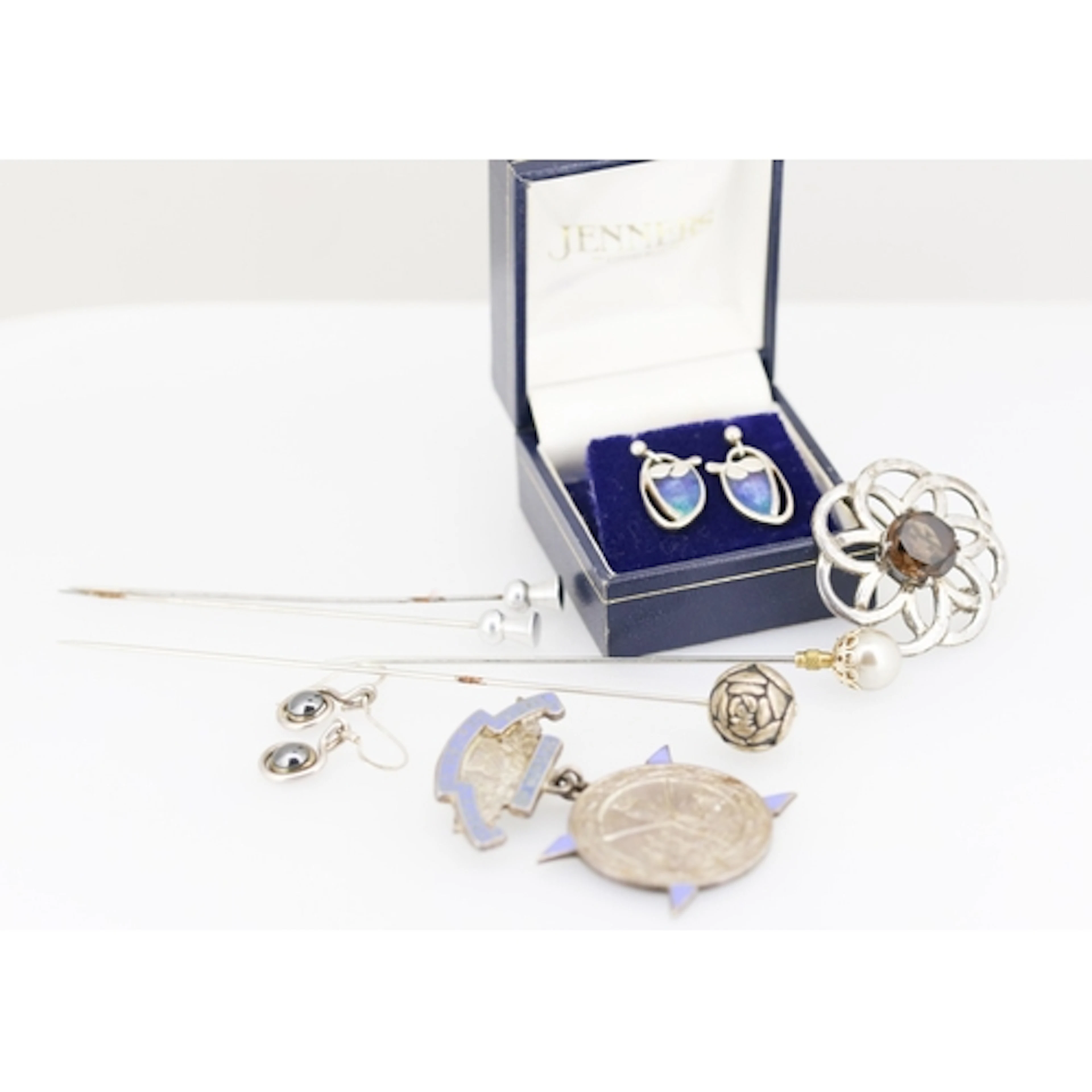 Collection of Various Silver and Silver Mounted Jewellery, Q...