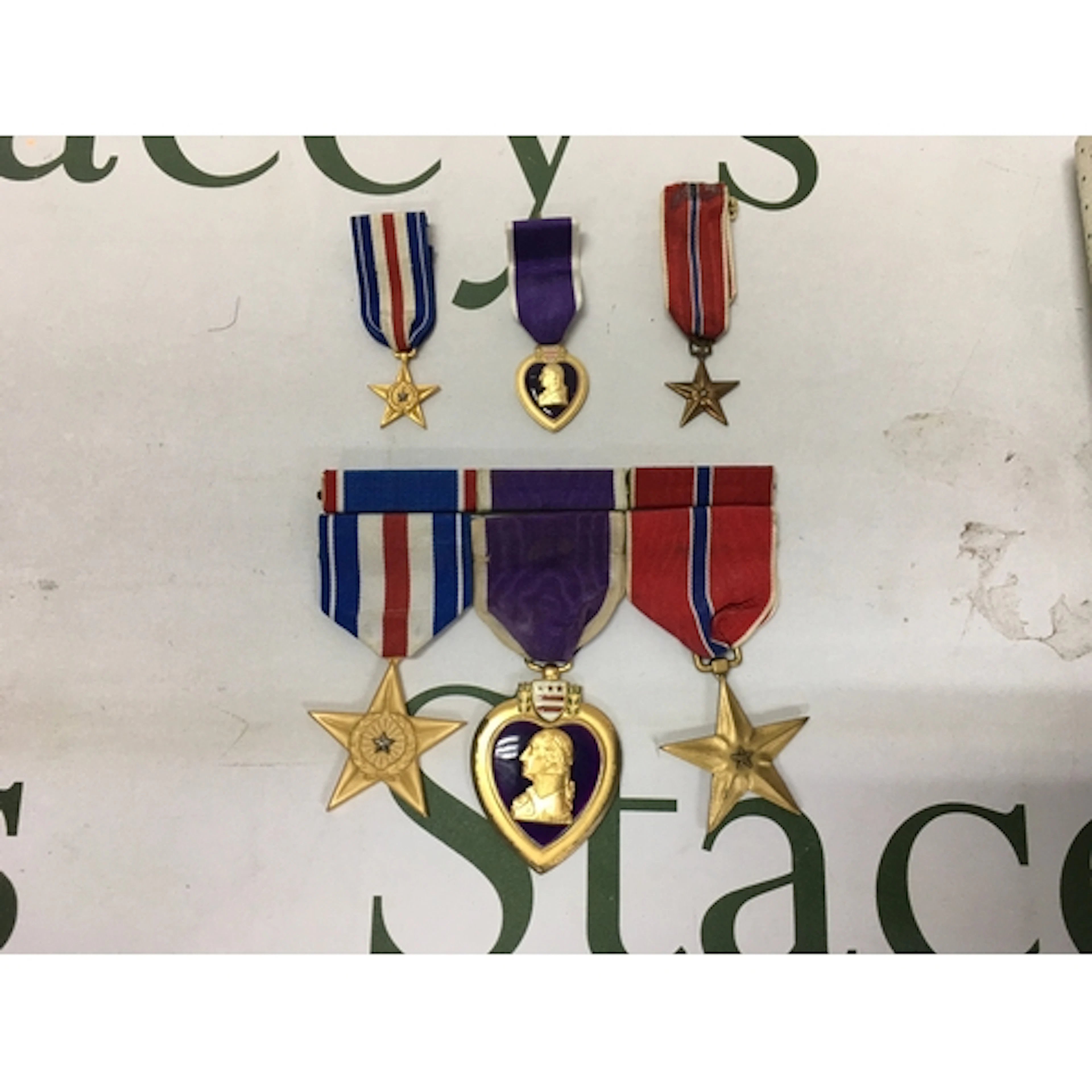 A set of United States military decorations, consisting of t...