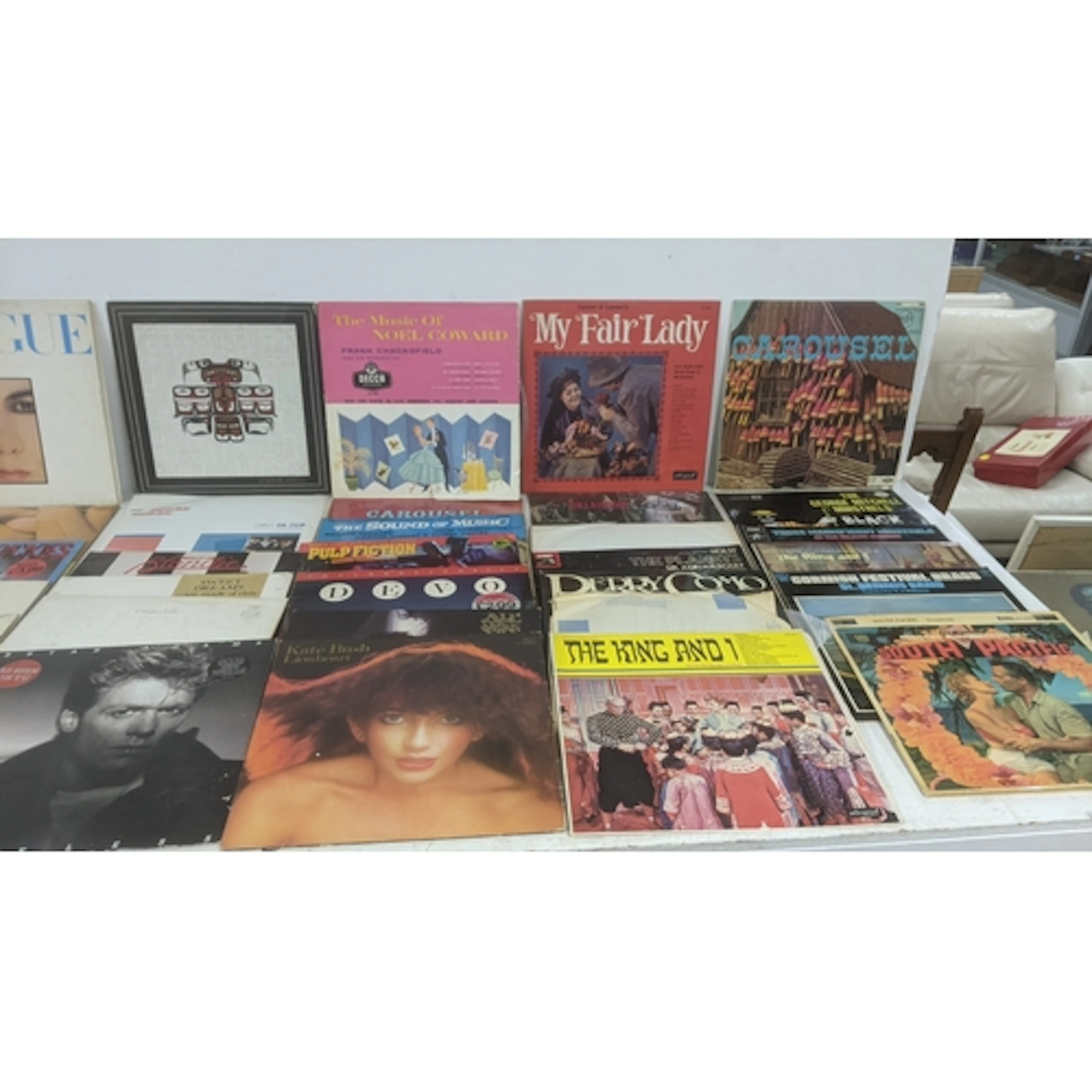 A collection of LPs and 45rpm singles to include Pulp Fictio...
