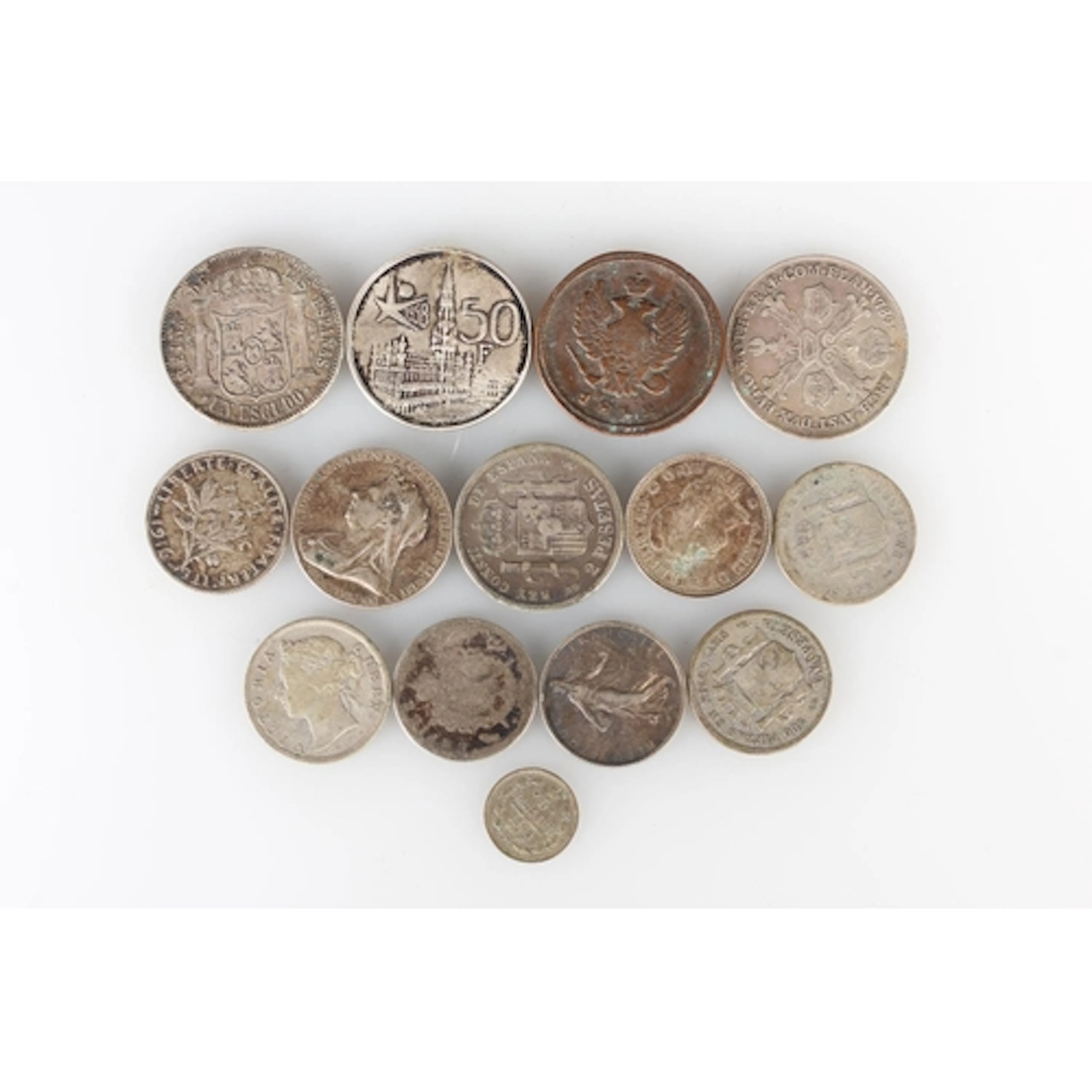 STRAITS SETTLEMENTS Queen Victoria silver 20 cents 1882 [800...