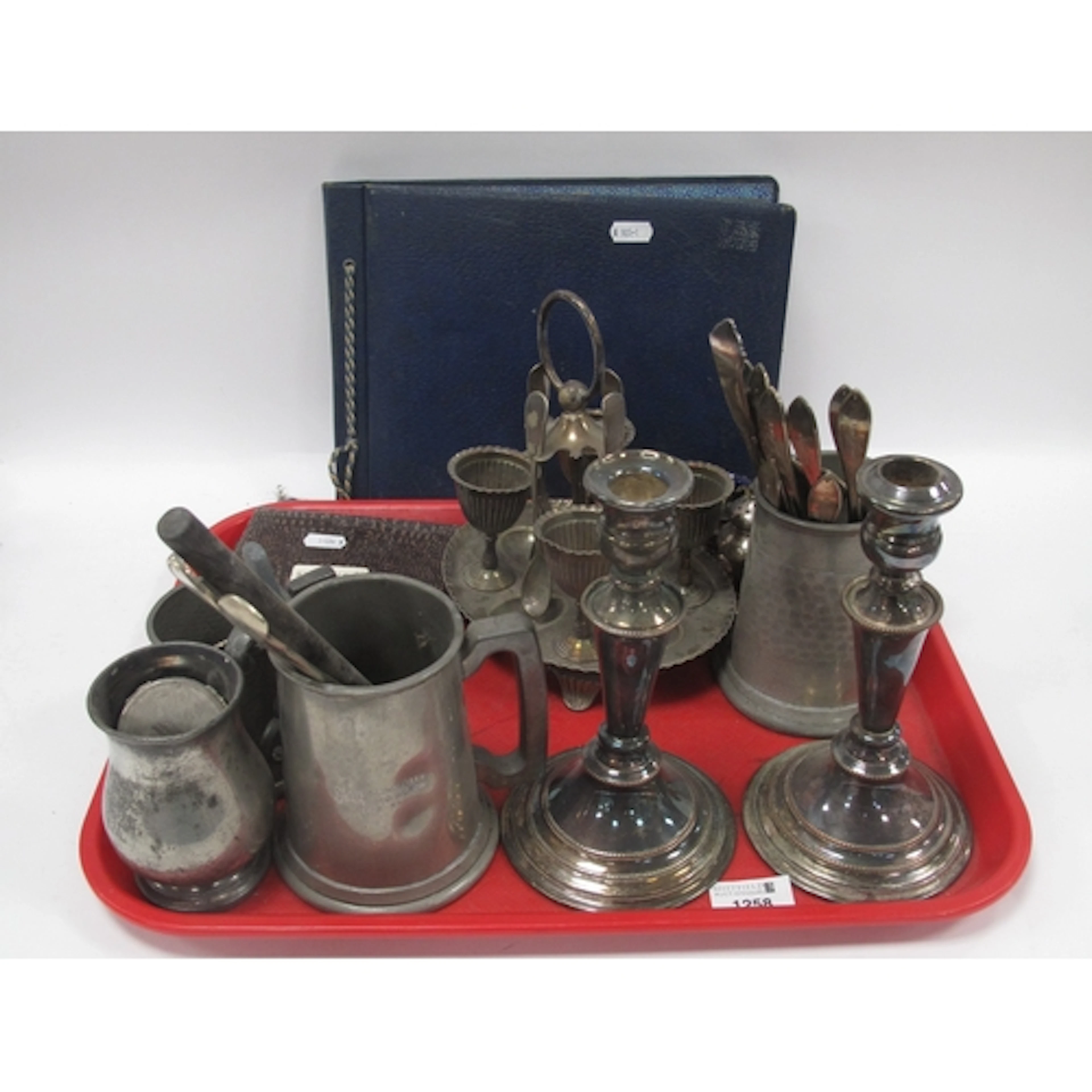 Collectables, including a photograph album containing family...