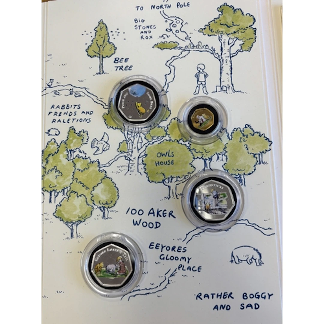2018 Winnie the Pooh 'Collect a Classic' set of 7 by The Bra...