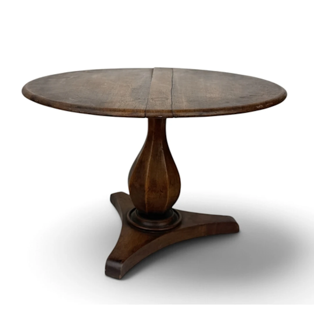 A VICTORIAN MAHOGANY APPRENTICE BREAKFAST TABLE 34cm x 23cm....