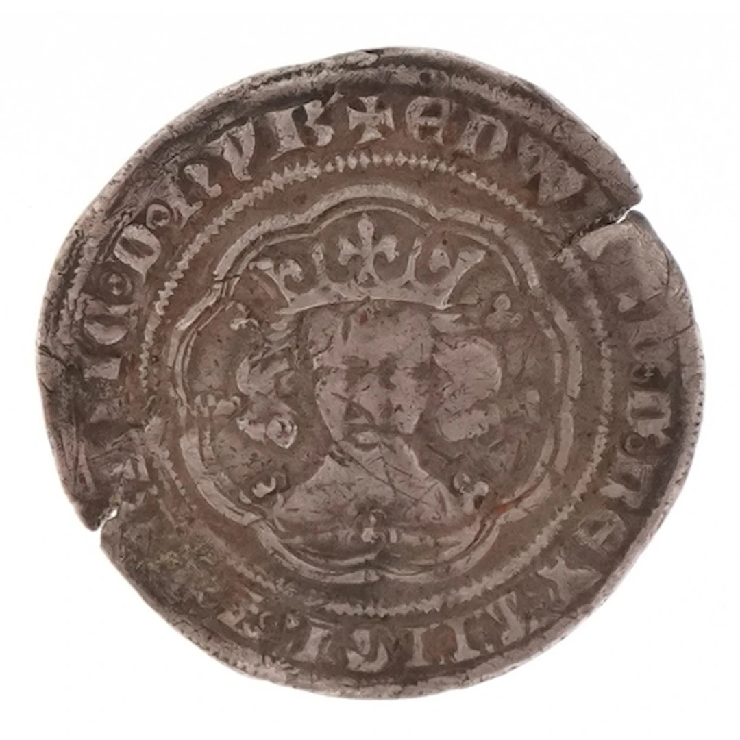 Edward III (1327-1377) silver groat, issue and period unknow...
