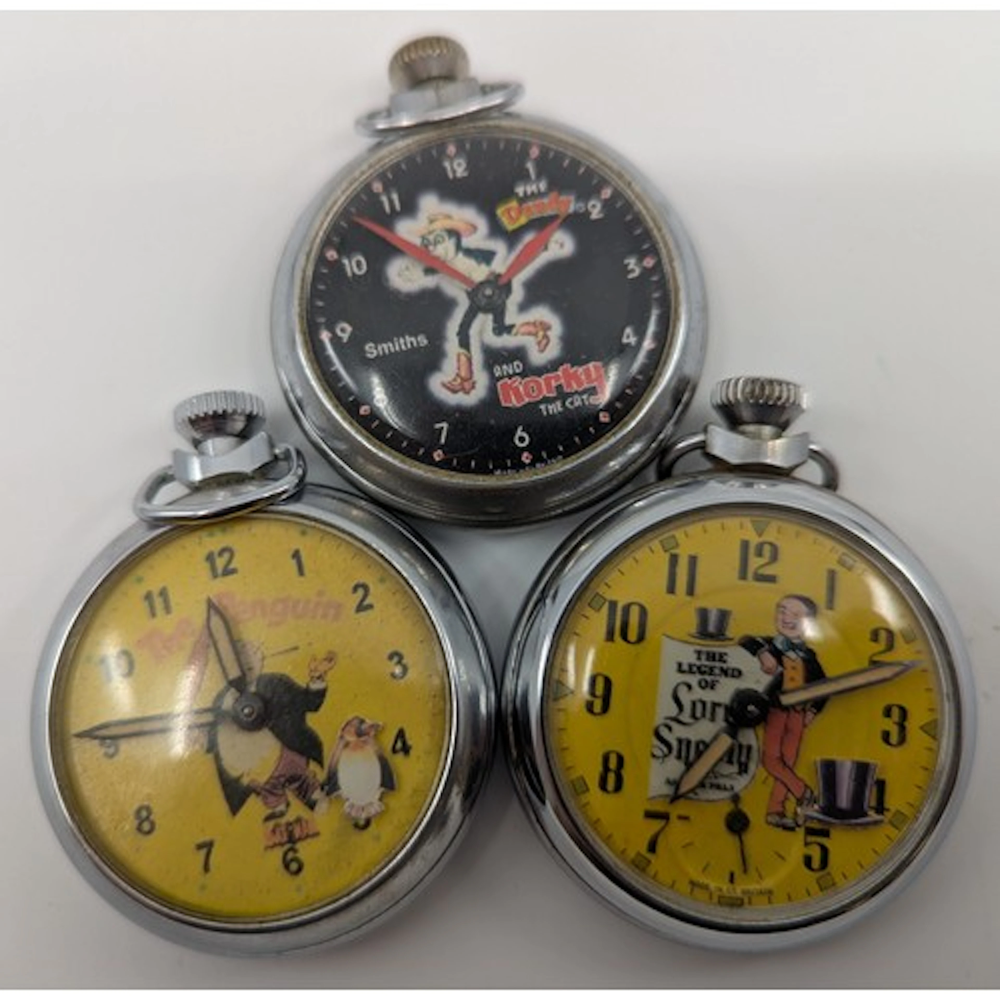 A Novelty Smiths The Dandy and Korky the Cat pocket watch, b...