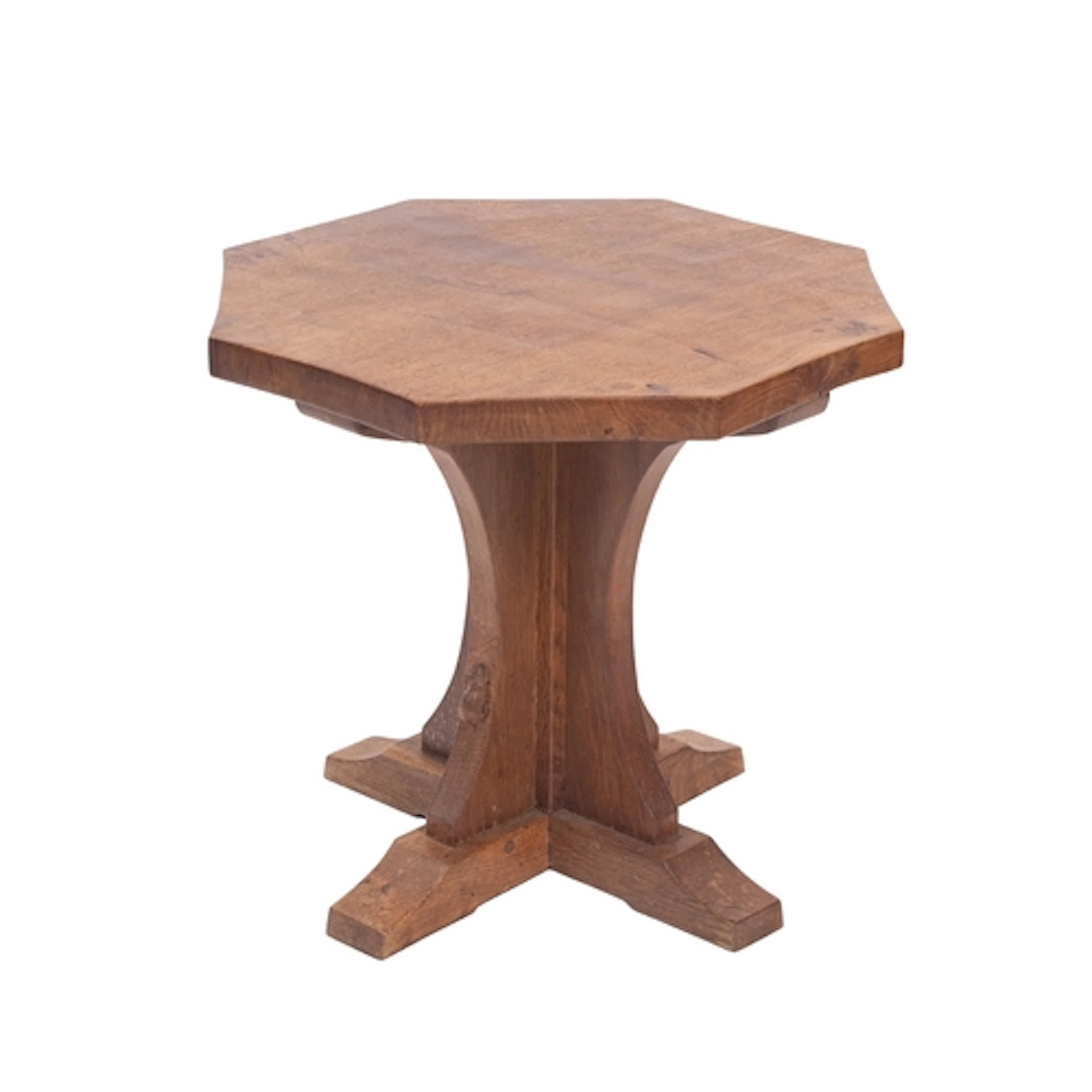 Workshop of Robert Mouseman Thompson (1876-1955): An oak oct...