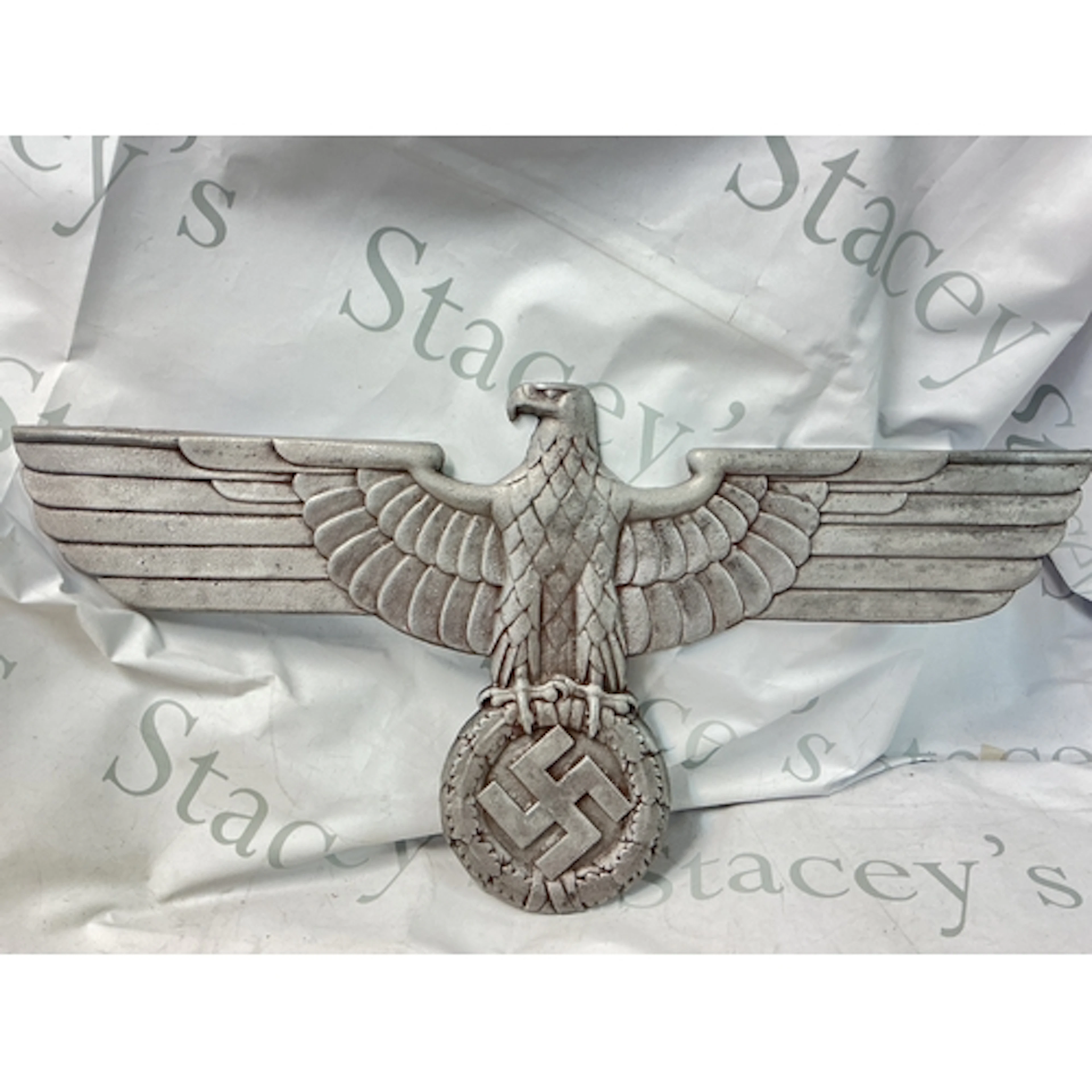 A WW2 German Train Or Crane Eagle Appox 65cm In Width And 34...