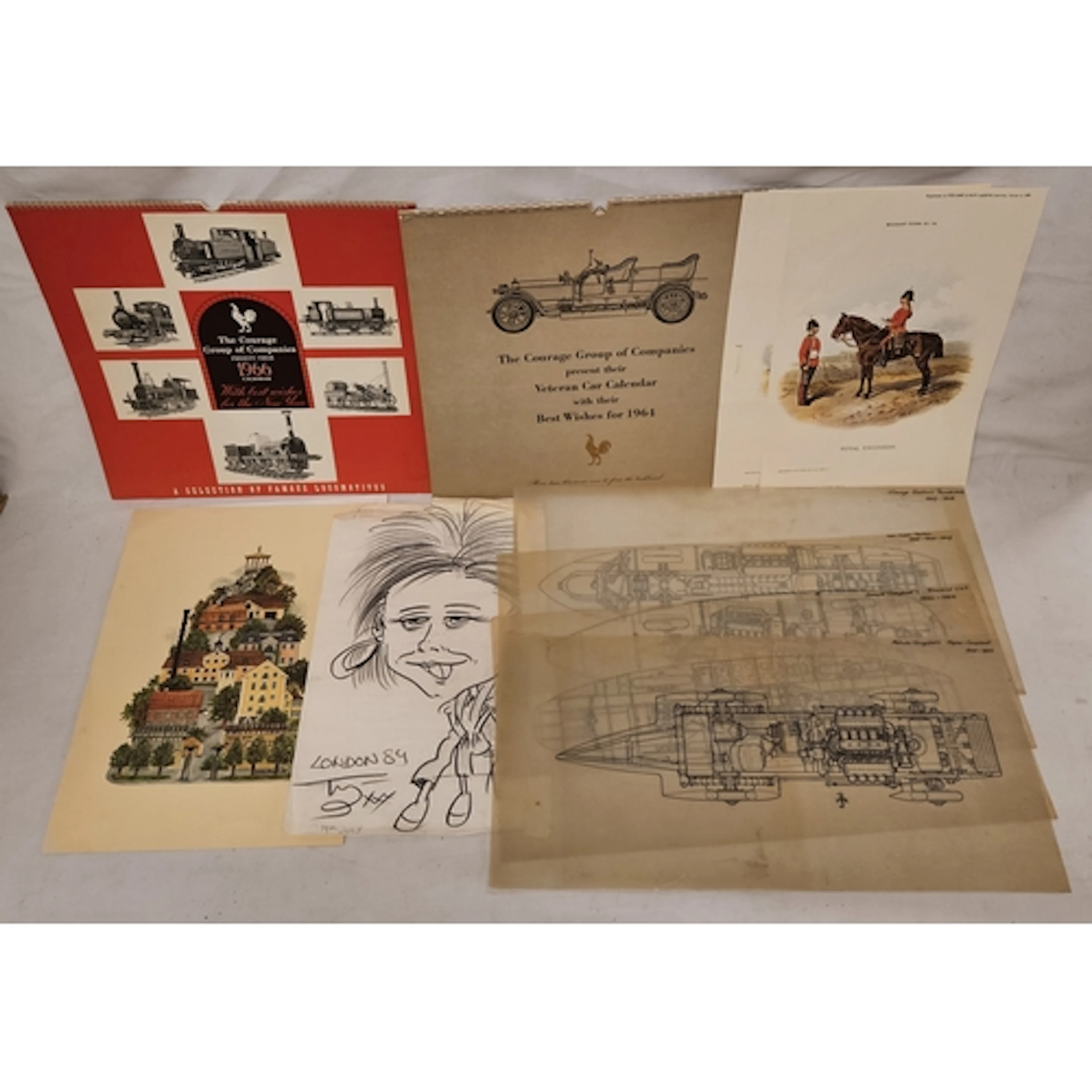 Technical Drawing Plans for Vehicles incl. George Easton's T...