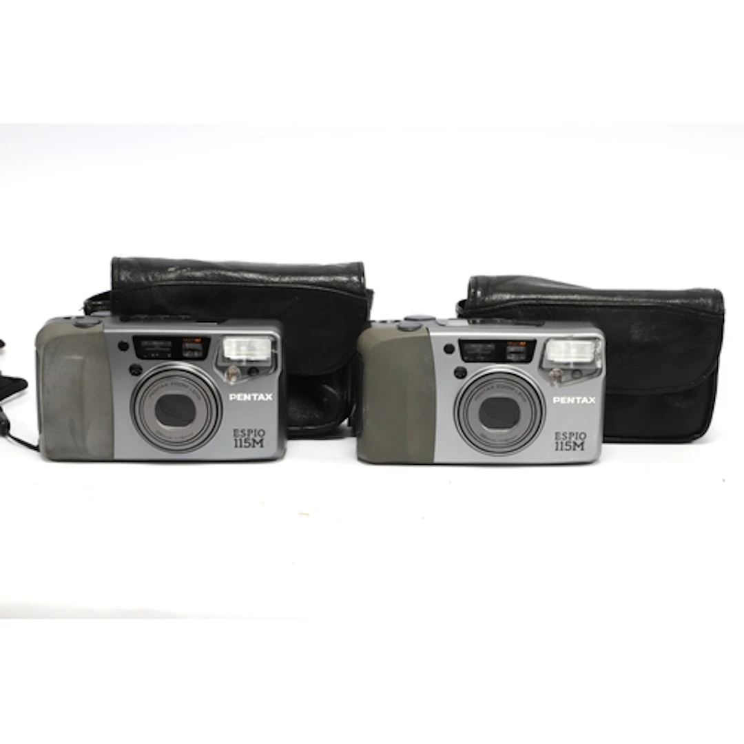 Pentax Espio 115M 35mm Compact Film Camera, cased, another t...