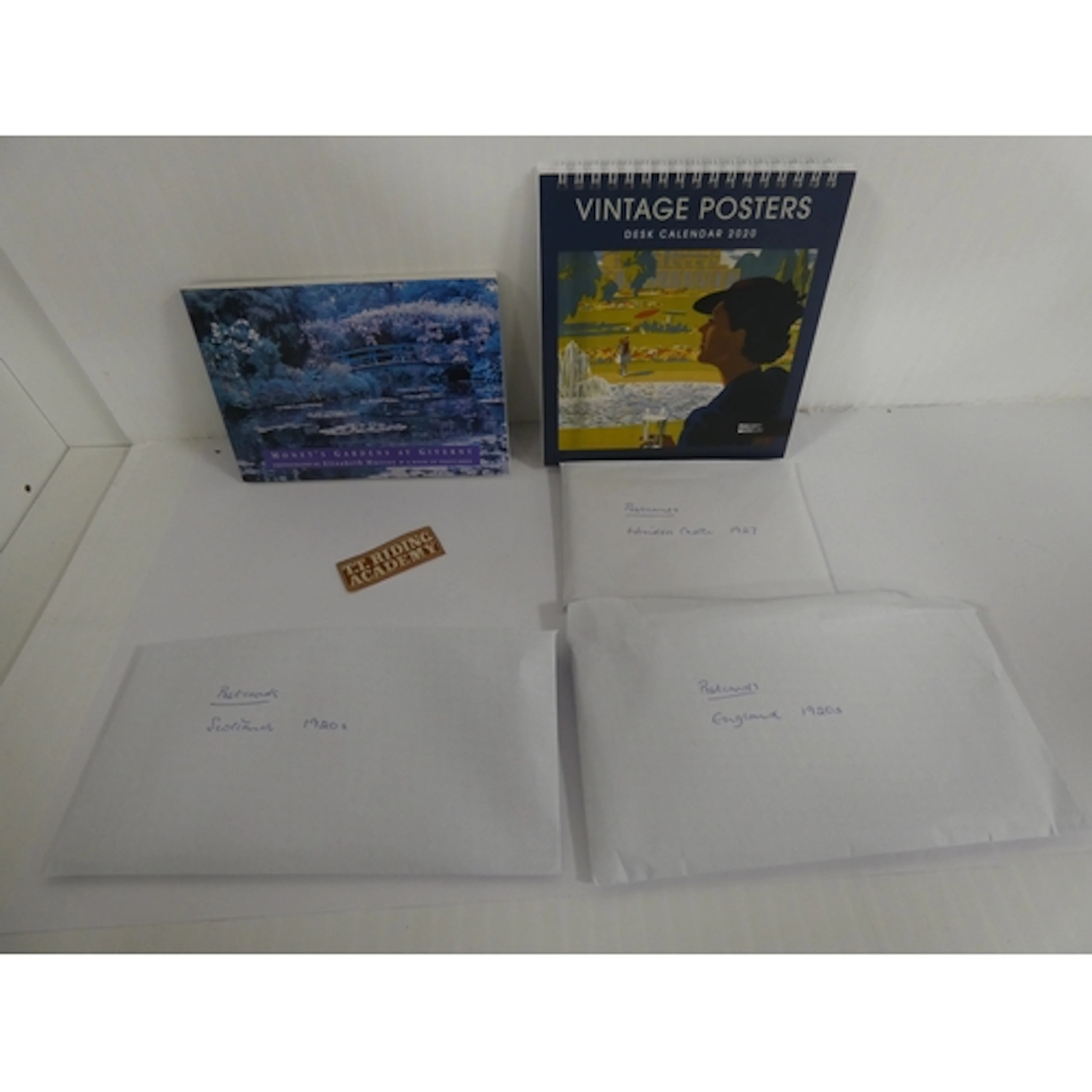 Ephemera to include vintage postcards to include scenes of D...