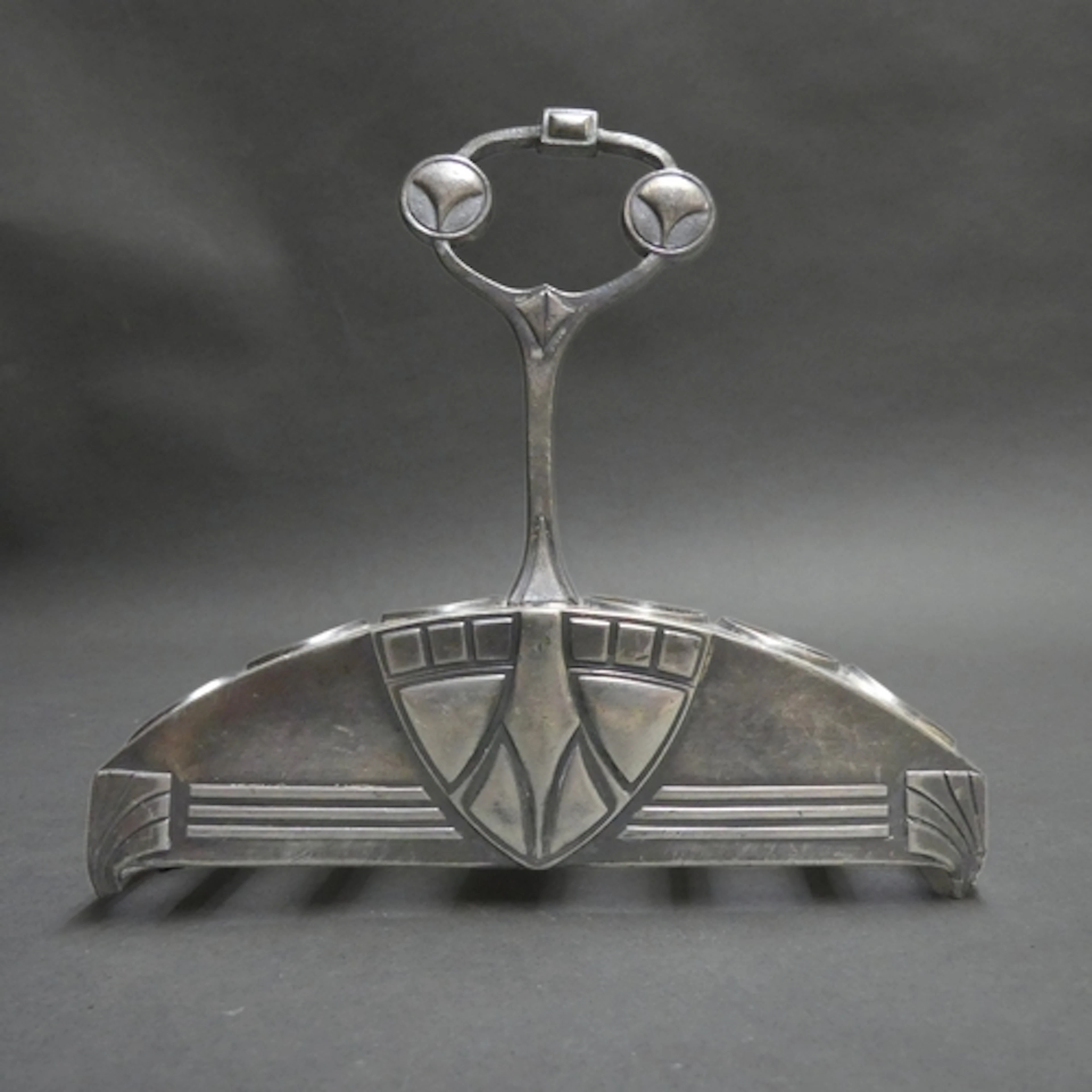 WMF - An Art Nouveau Brittania metal table wine cork stand, ...