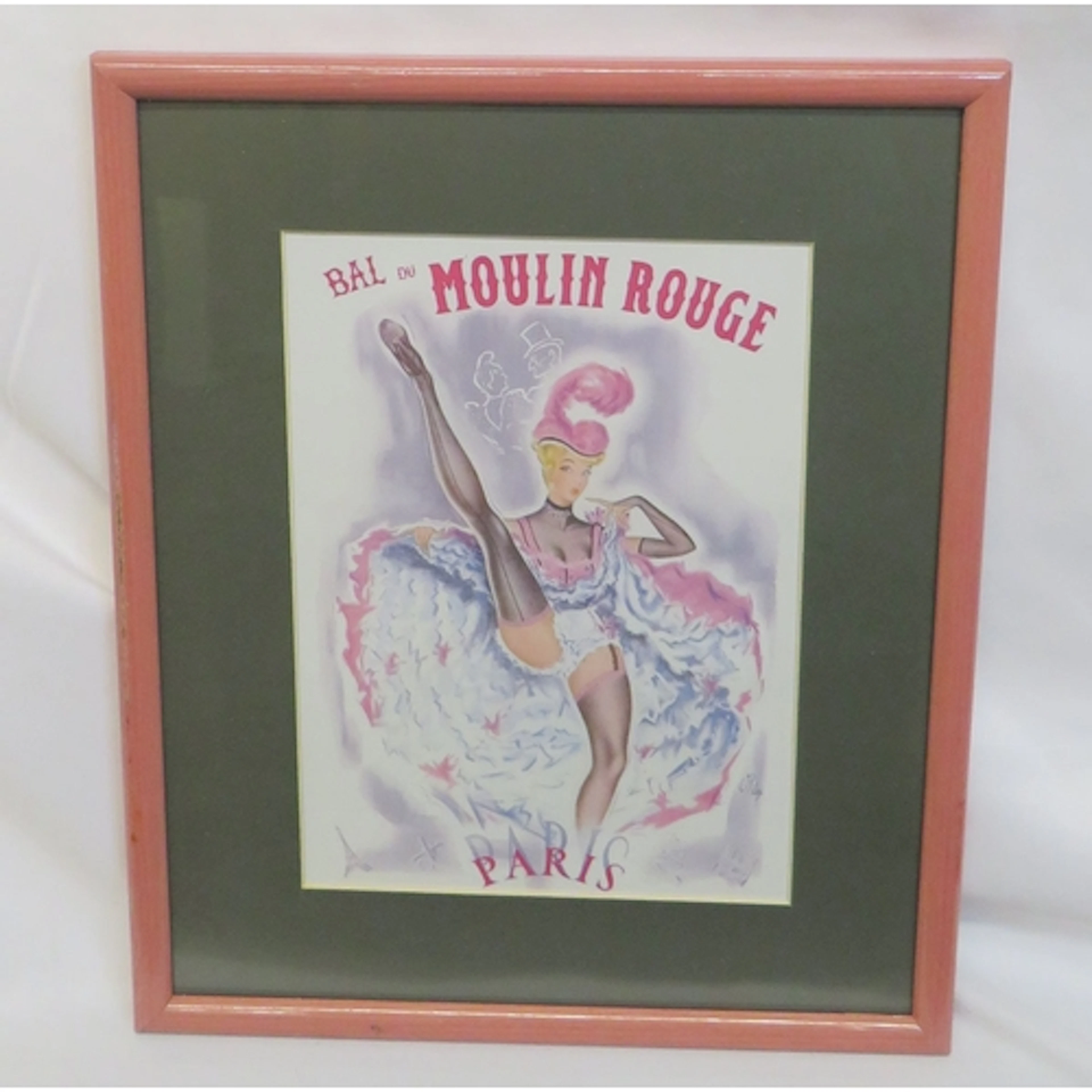F/g French Advertising Print 'Moulin Rouge' 27cm x 33cm (S12...