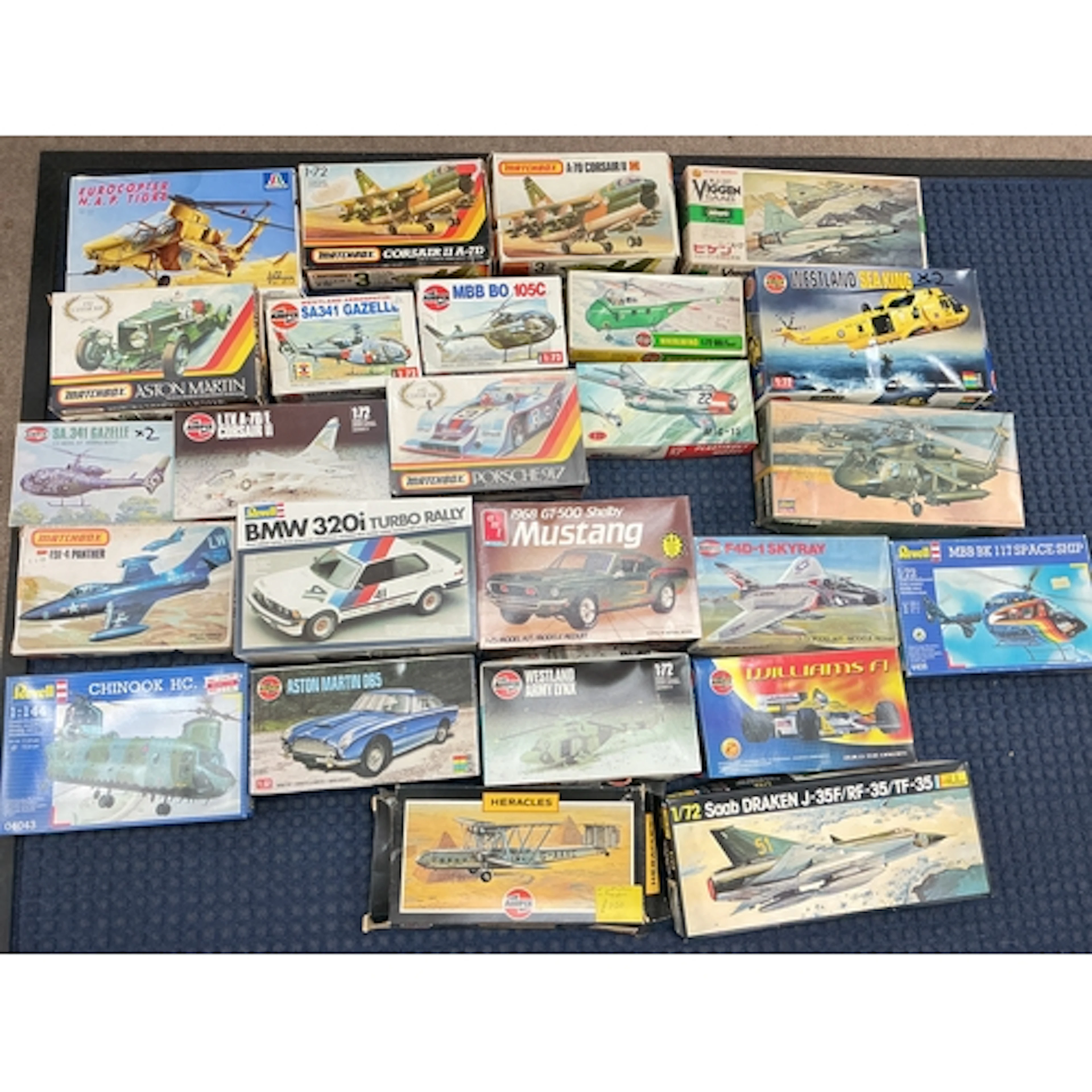 A Box CoyBoxed Plastic Model Kits, IncyAMT, Airfix, Italeri,...