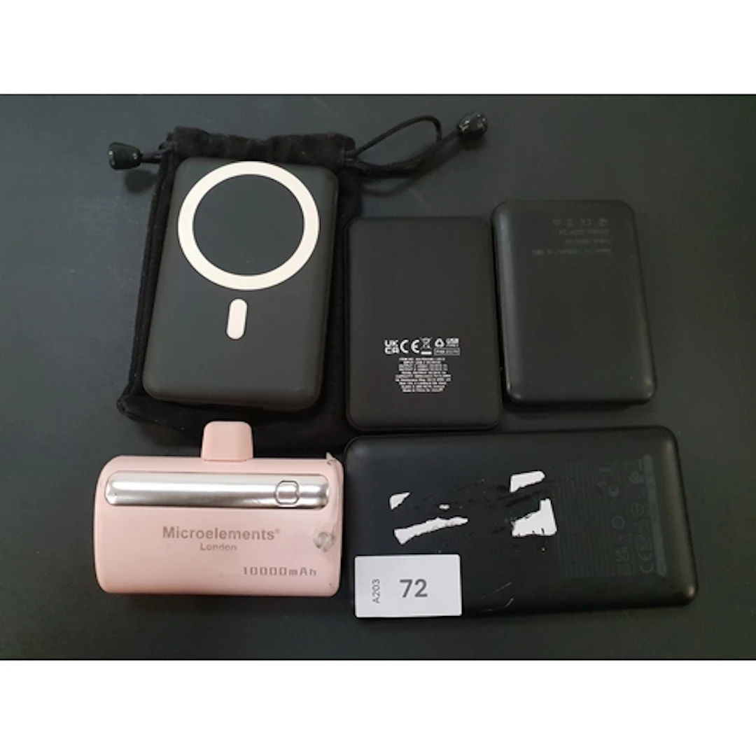 SIX POWER BANKS including Belkin