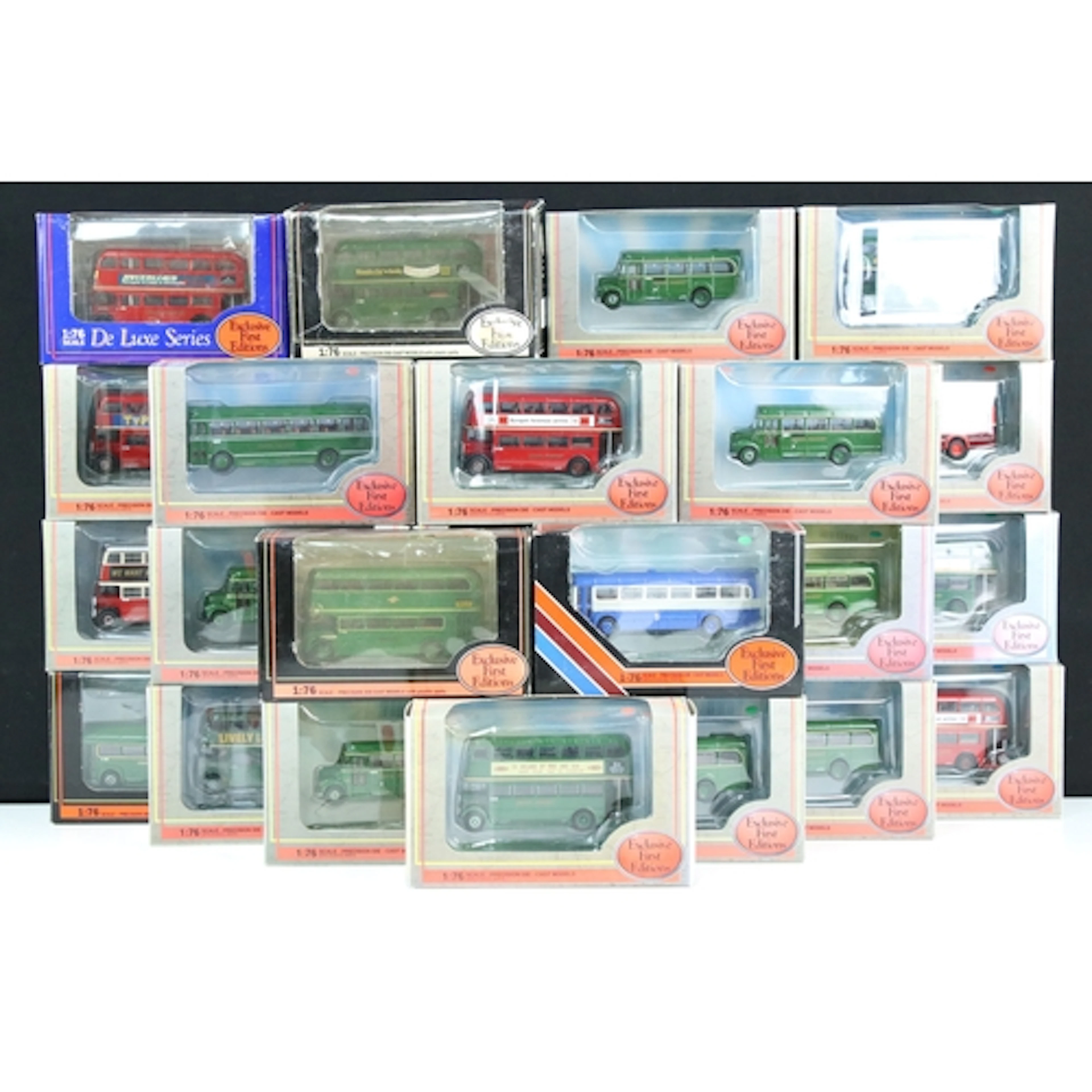 30 Boxed EFE Exclusive First Editions diecast model buses to...