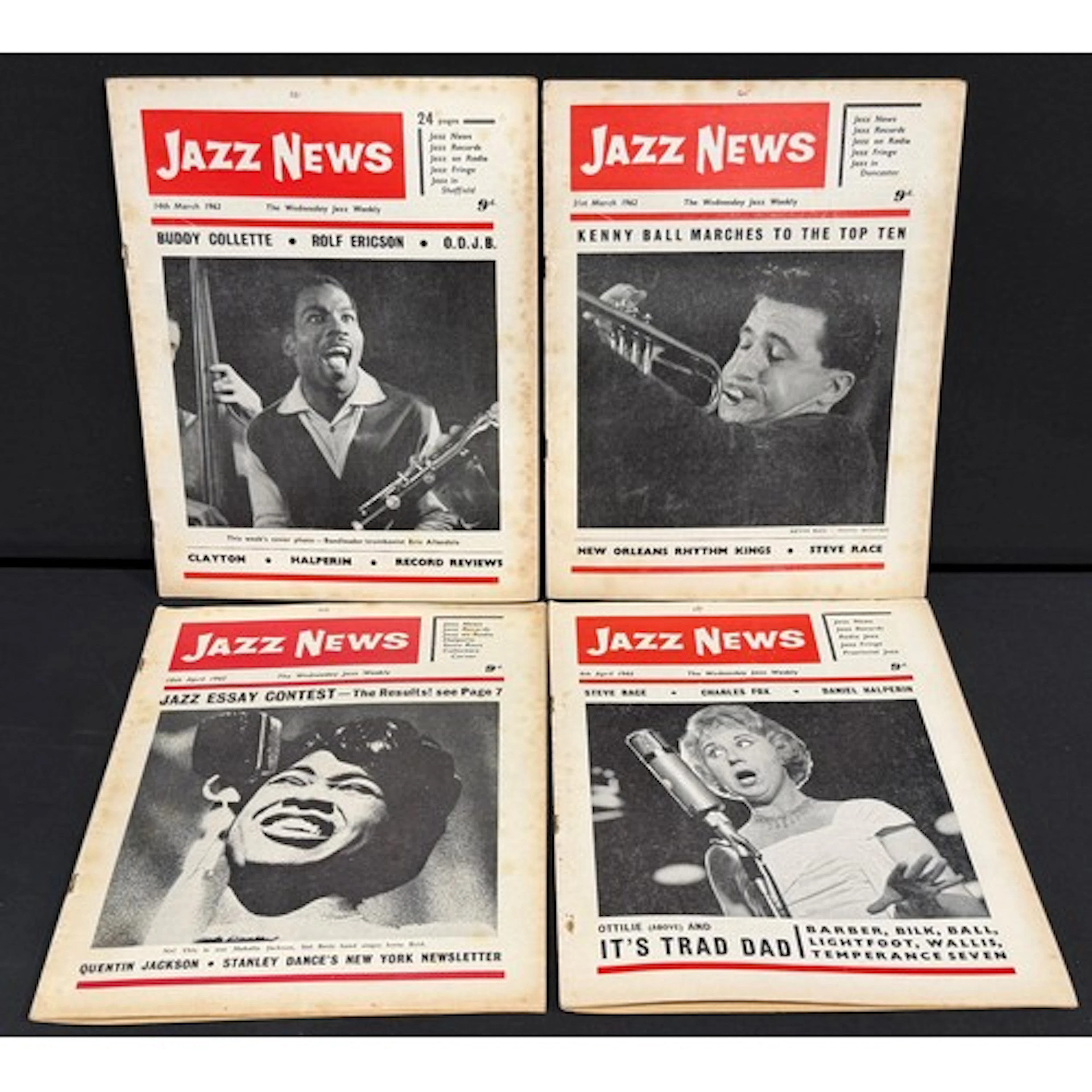 Memorabilia - The Rolling Stones - 4 copies of Jazz news fro...