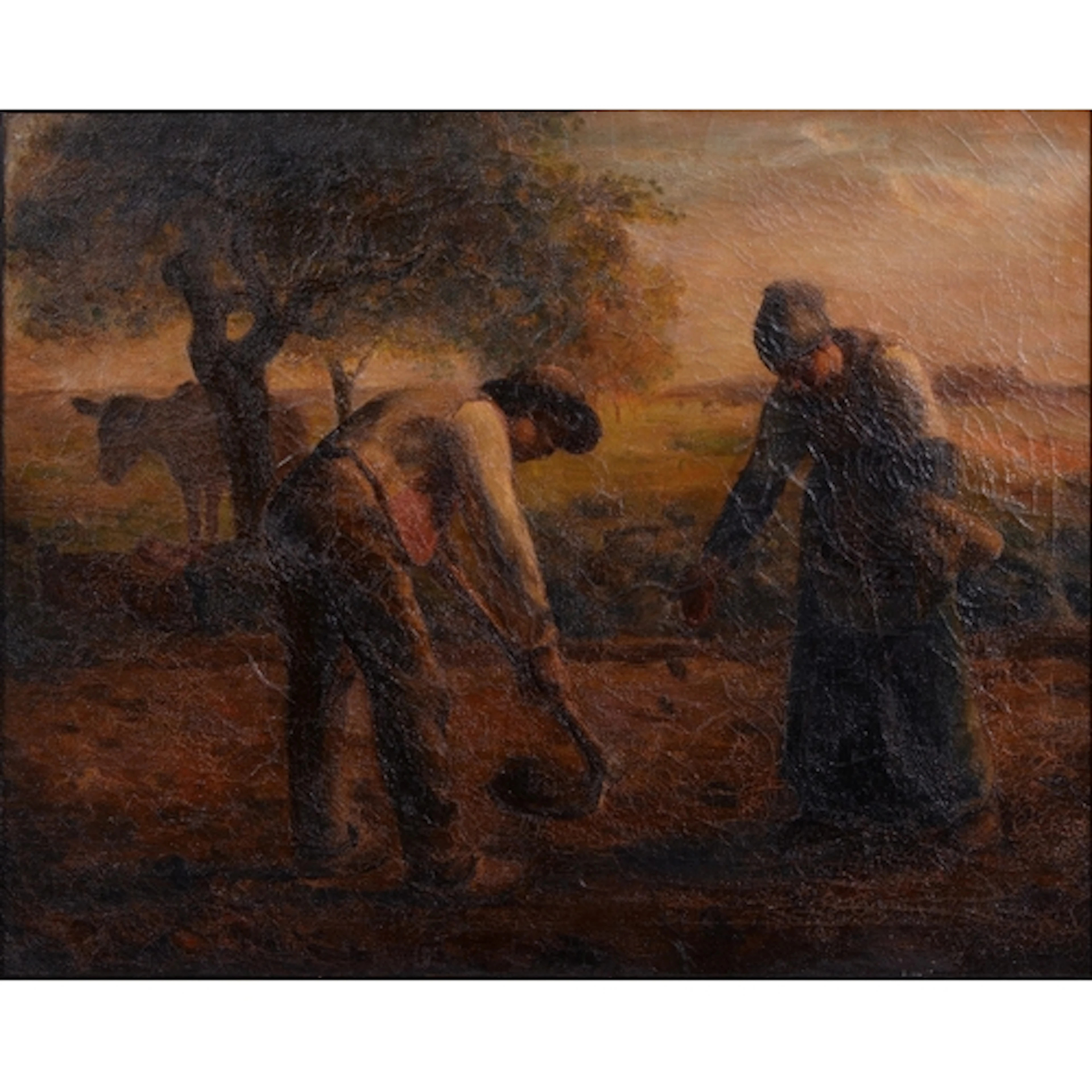 After Jean-François Millet - Les Planteurs de pommes ...