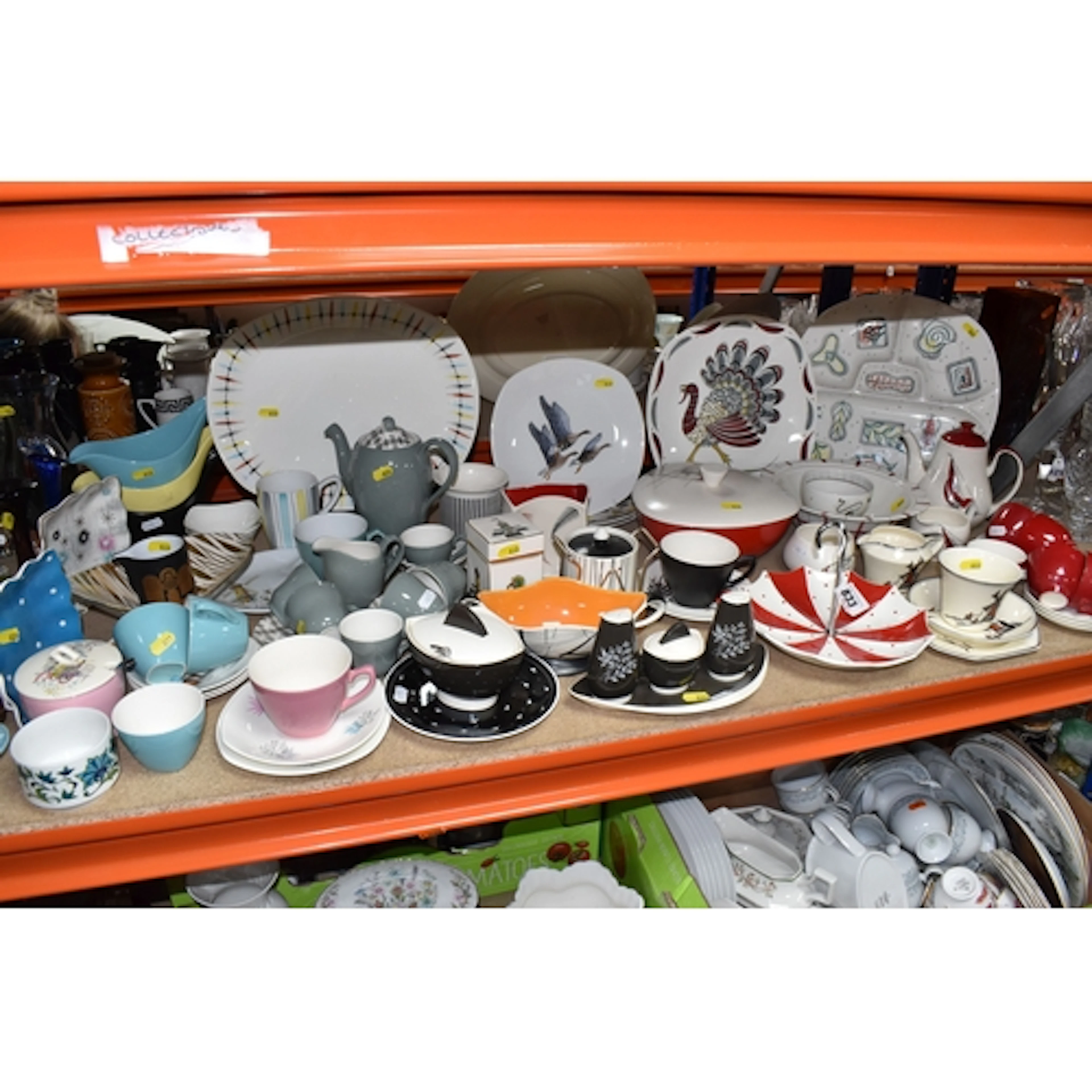 A LARGE COLLECTION OF MID-CENTURY CERAMICS to include a Pali...
