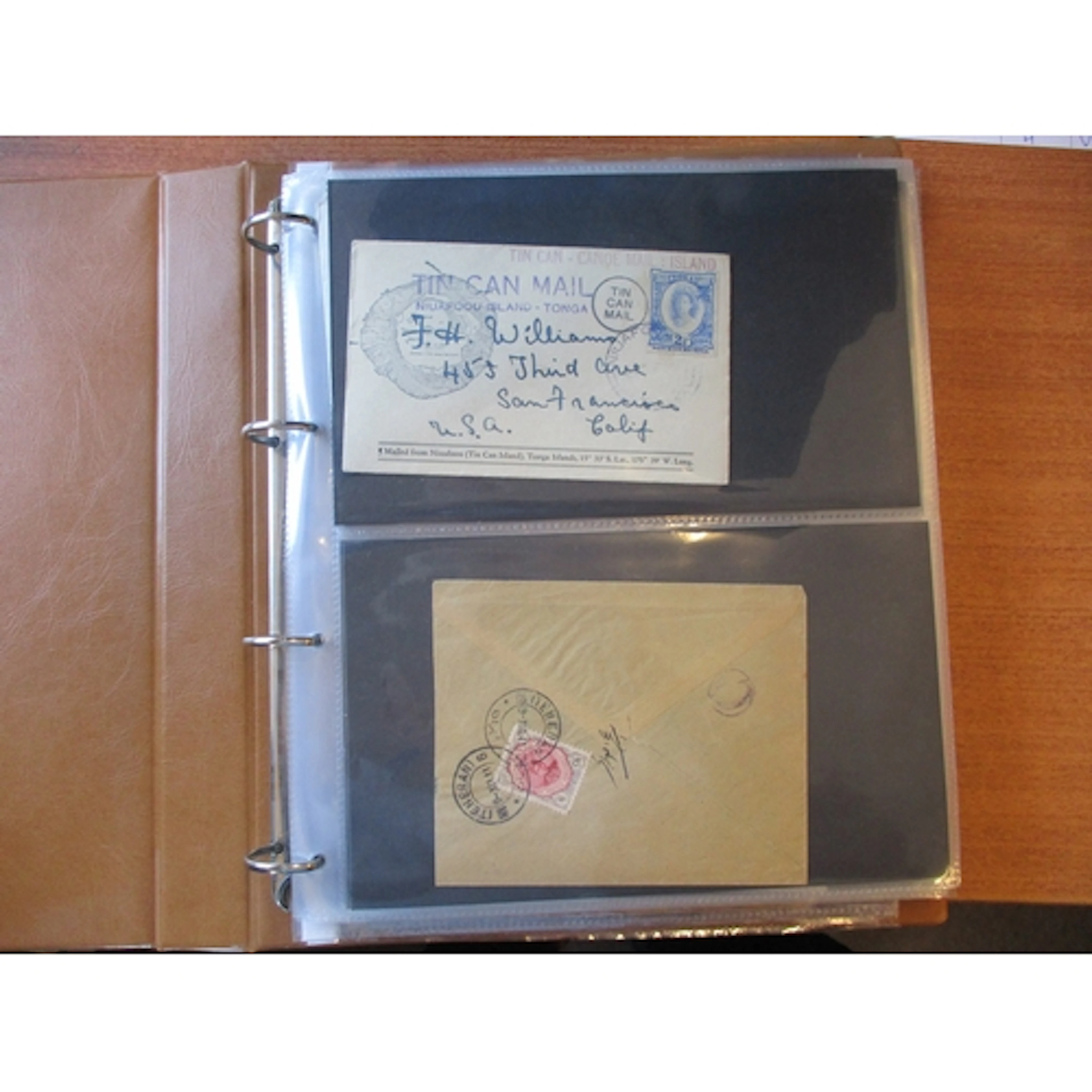 World postal history, interesting coln in 1 ring binder. Not...