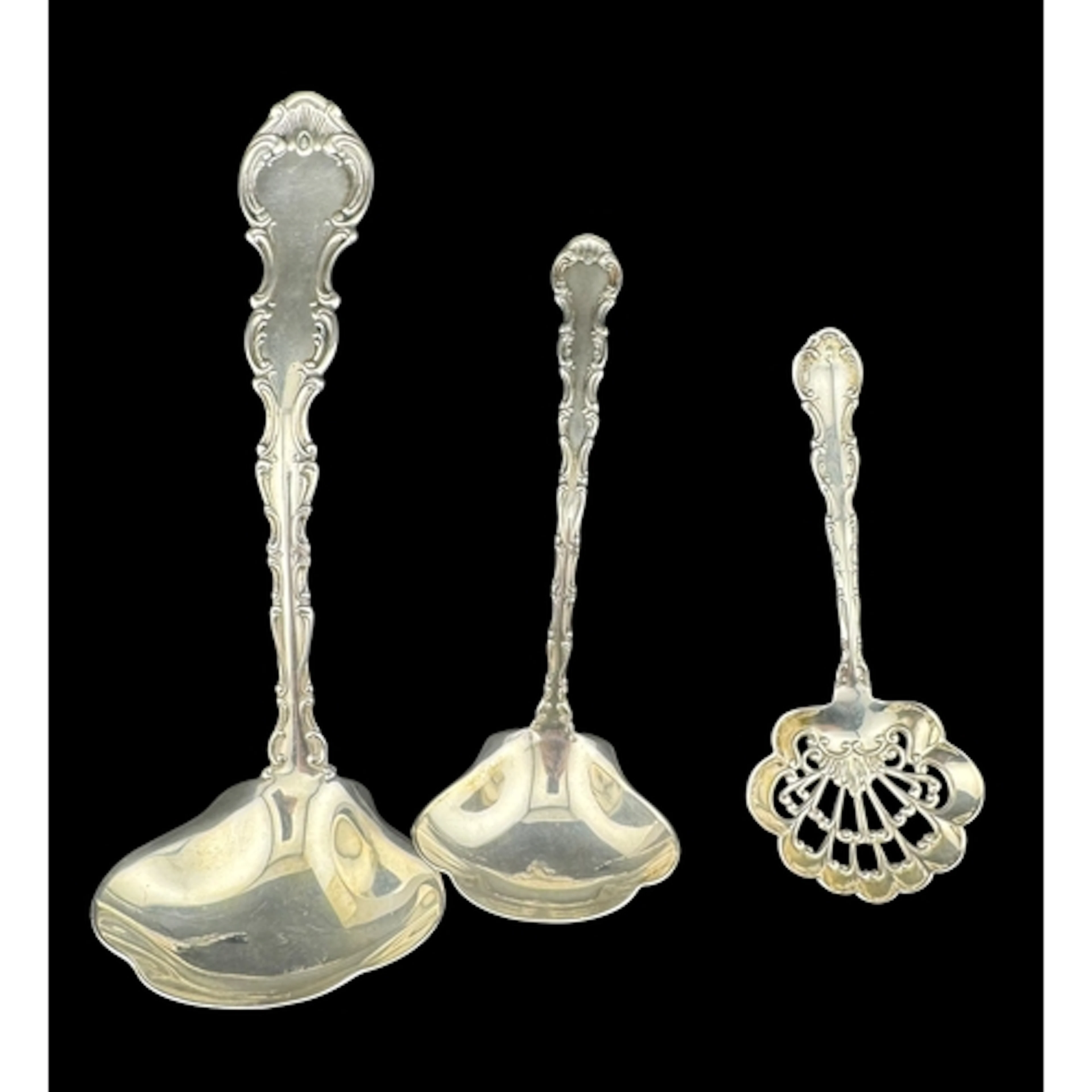 Silver: a Gorham Manufacturing Co. sterling silver ladle in ...