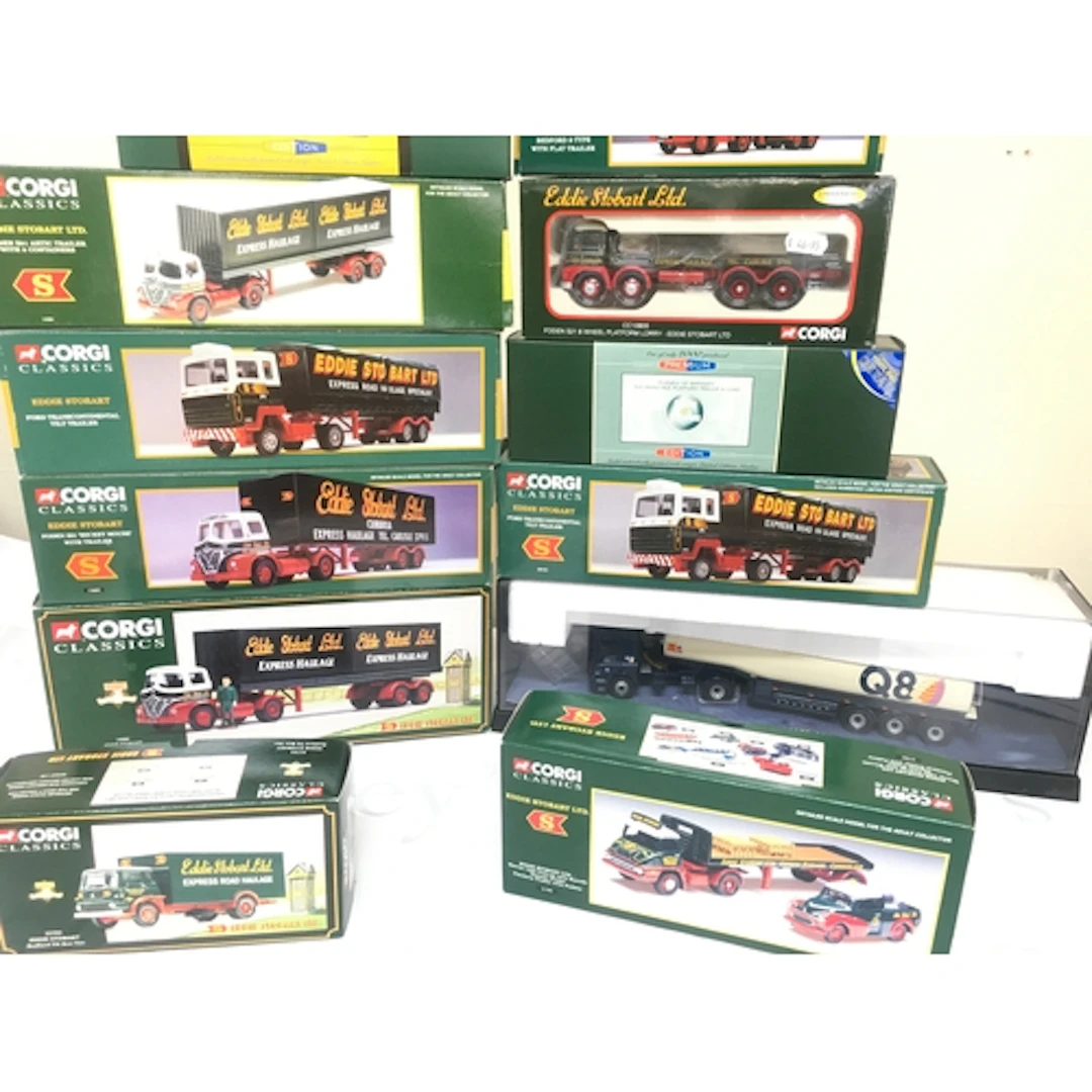 A Collection Of Boxed corgi Classic Eddie Stobart Lorries.