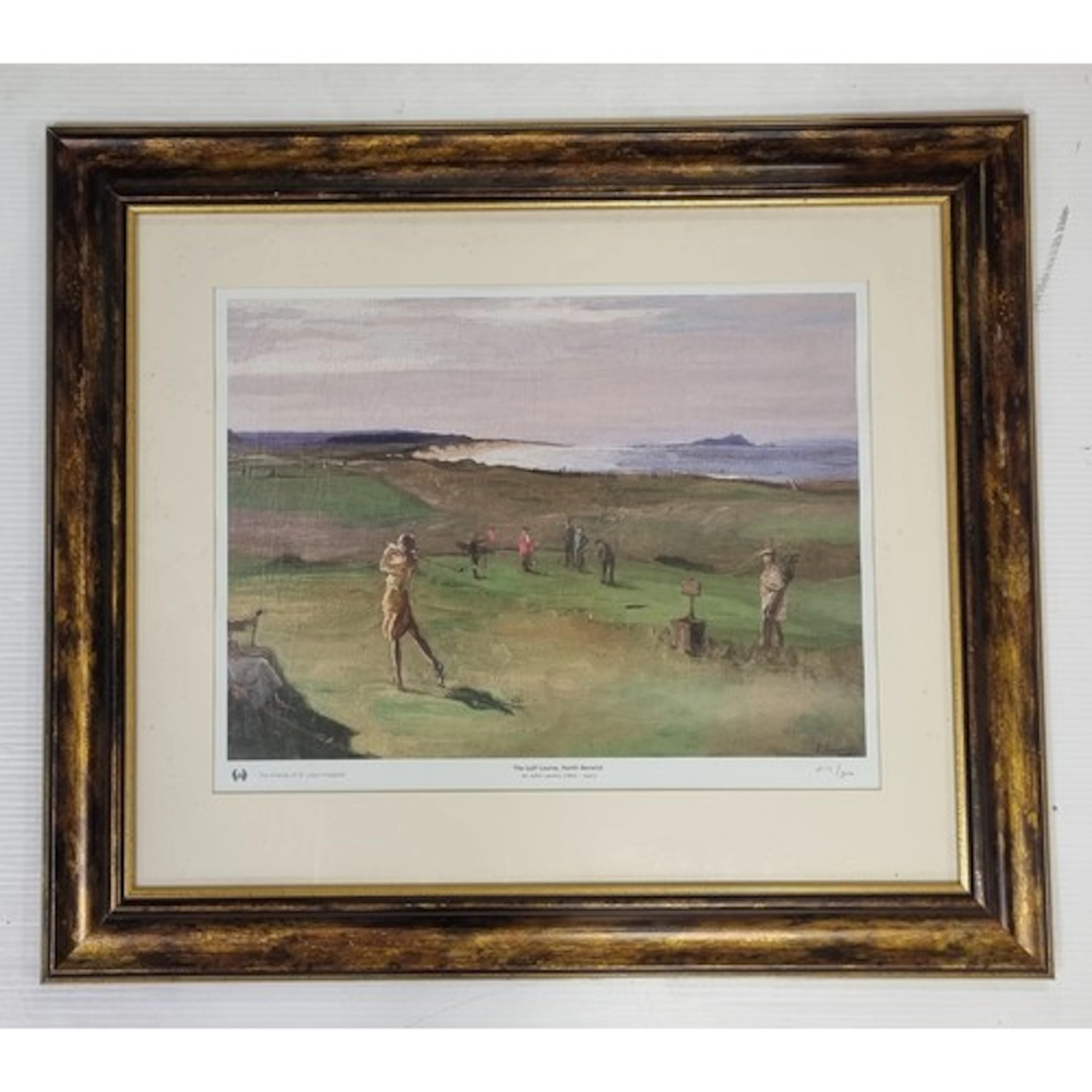 Limited edition print of "The Golf Course, North Berwick" by...